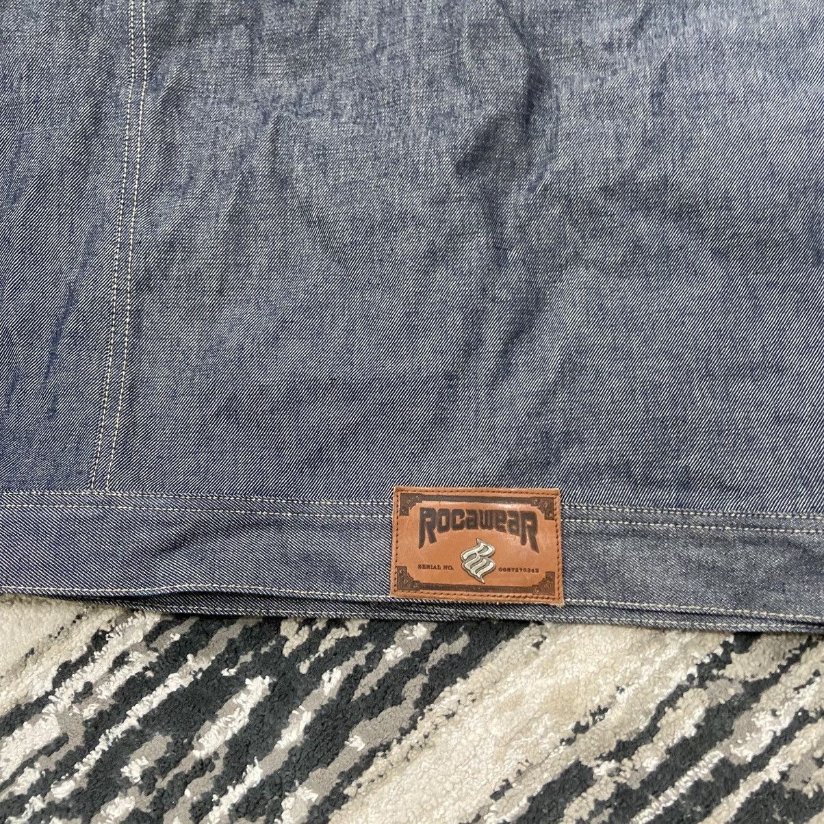 Rocawear VTG Rocawear Men’s Y2K Jacket 3XL Heavy Duty Denim 90s Size US XXL / EU 58 / 5 - 9 Thumbnail