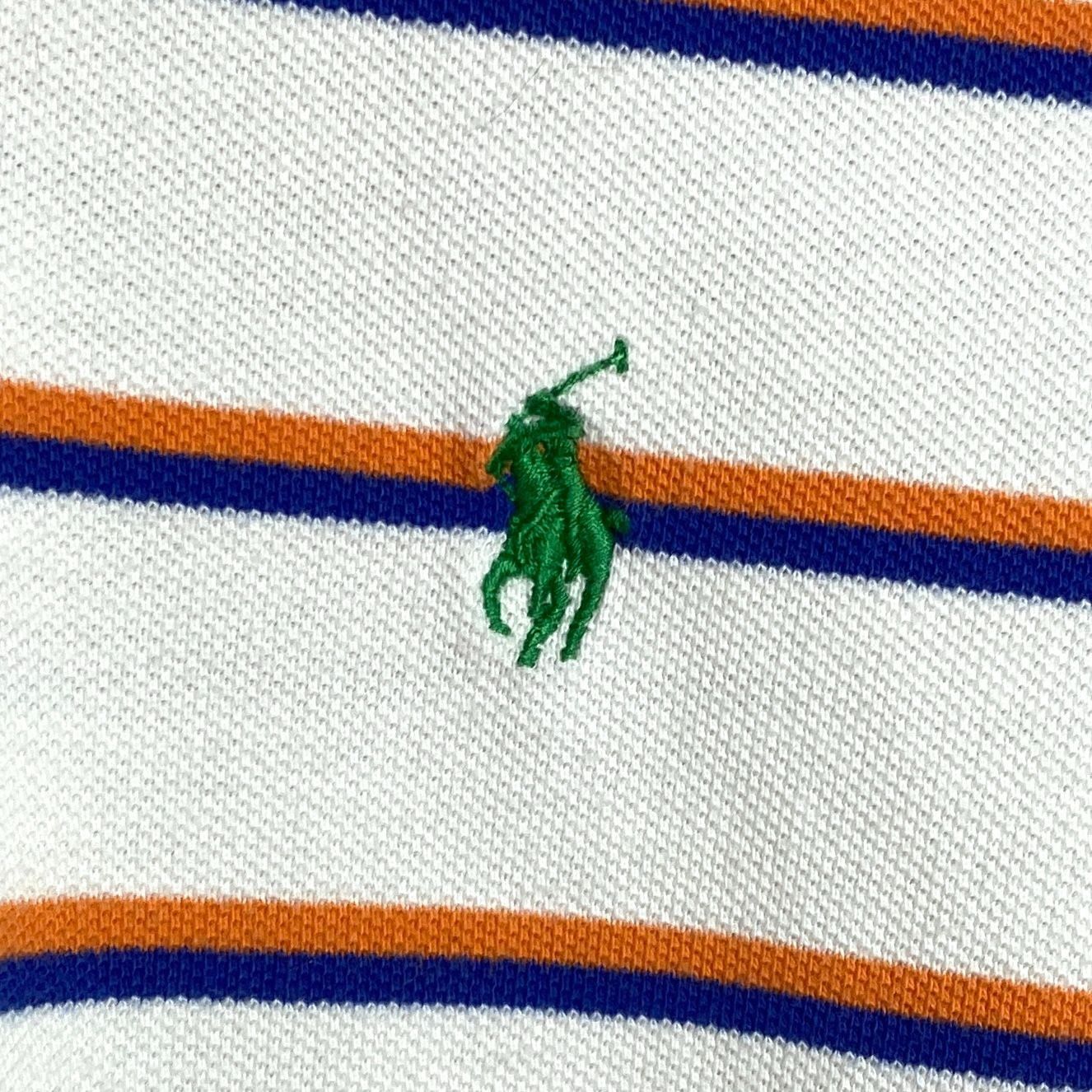 Polo Ralph Lauren Custom Fit Cotton Pony Rider Logo Striped Shirt Size US L / EU 52-54 / 3 - 3 Thumbnail