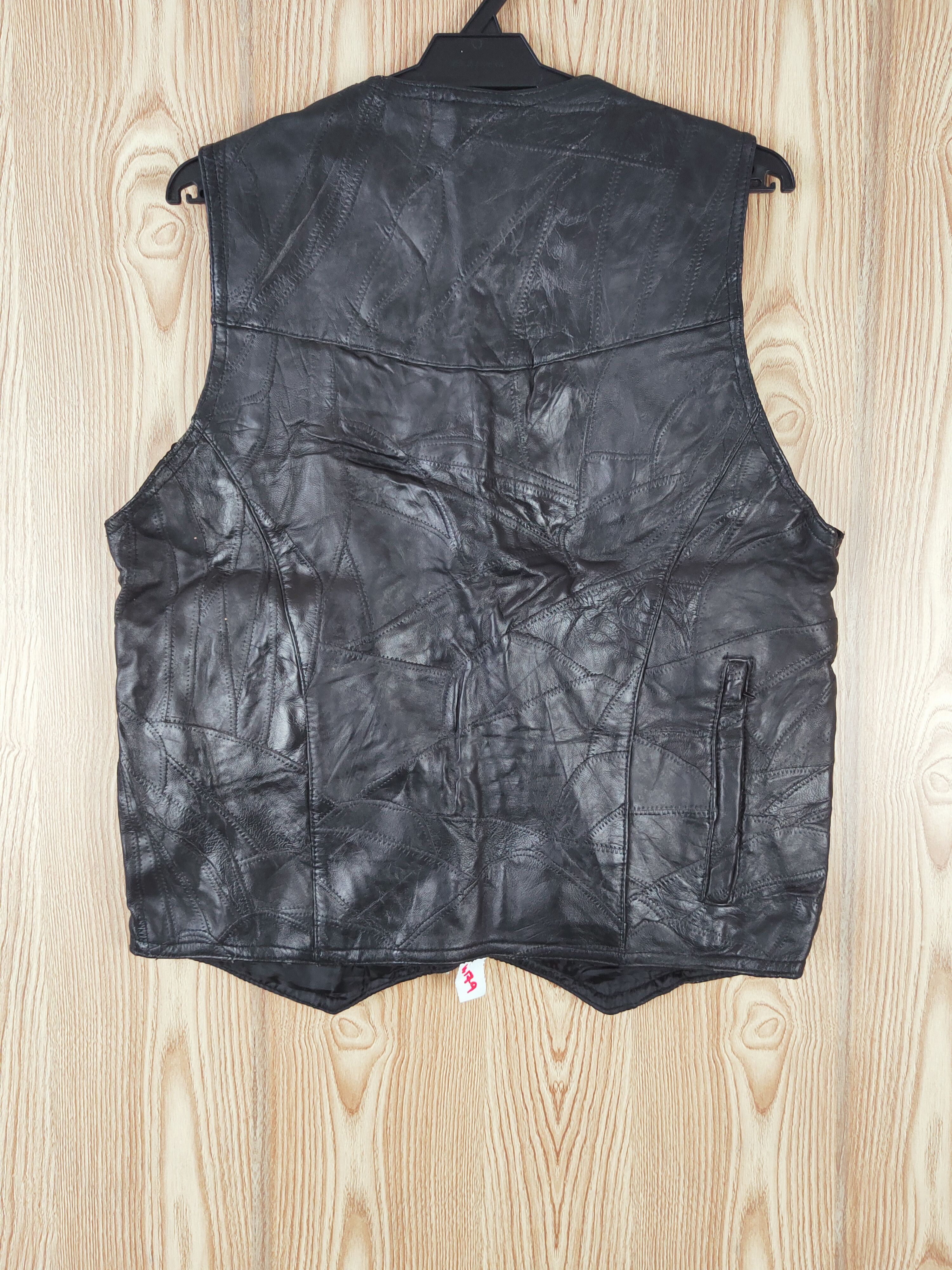 Japanese Brand Japanese Brand vintage Black Leather Vests #W179 Size US M / EU 48-50 / 2 - 8 Thumbnail
