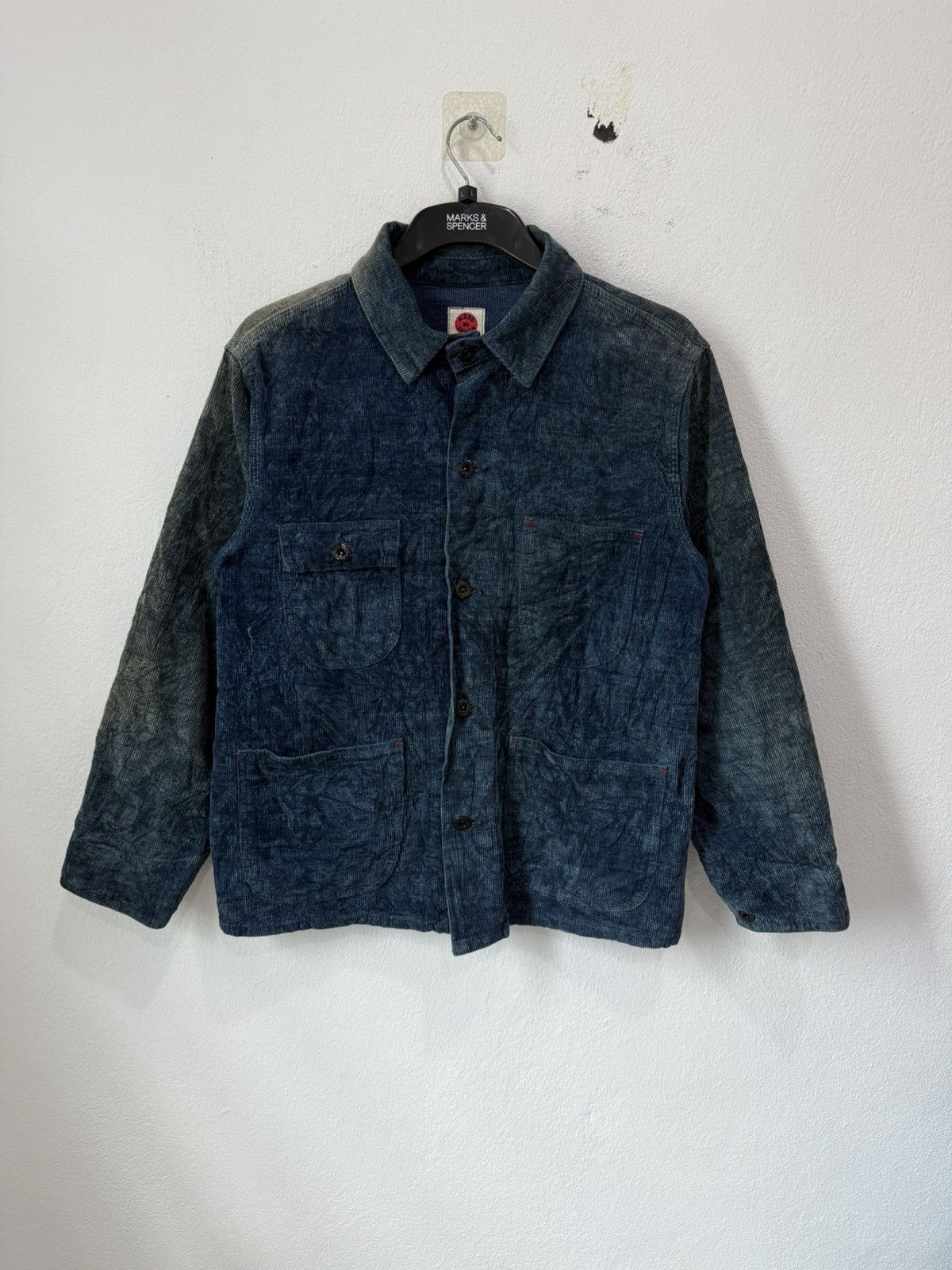 Kapital INDIGO CORDUROY CHORE JACKET MADE IN JAPAN Size US S / EU 44-46 / 1 - 1 Thumbnail