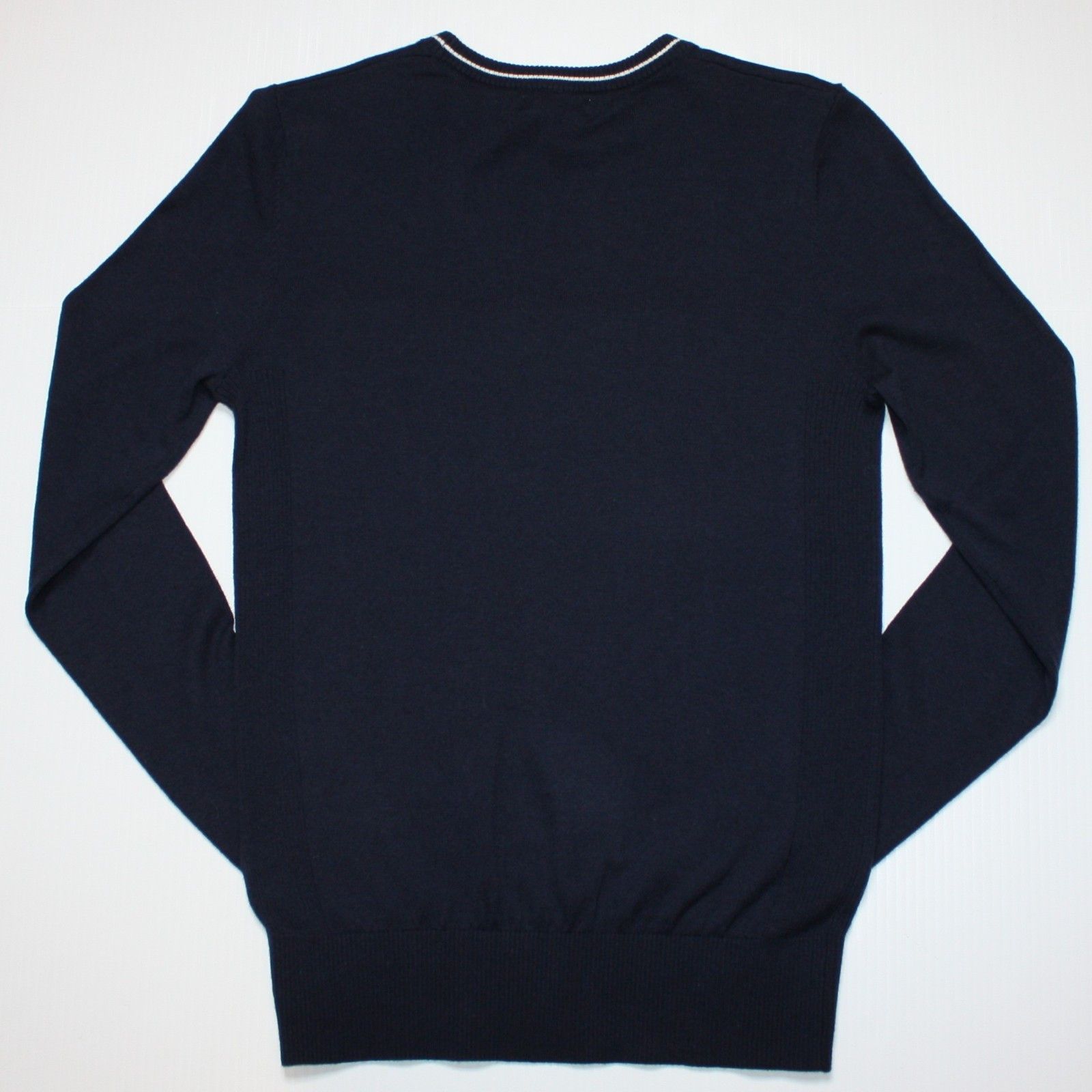 Other Lady Hagen Navy Blue with Green V-neck Golf Sweater NWT $60 Size XS / US 0-2 / IT 36-38 - 6 Thumbnail