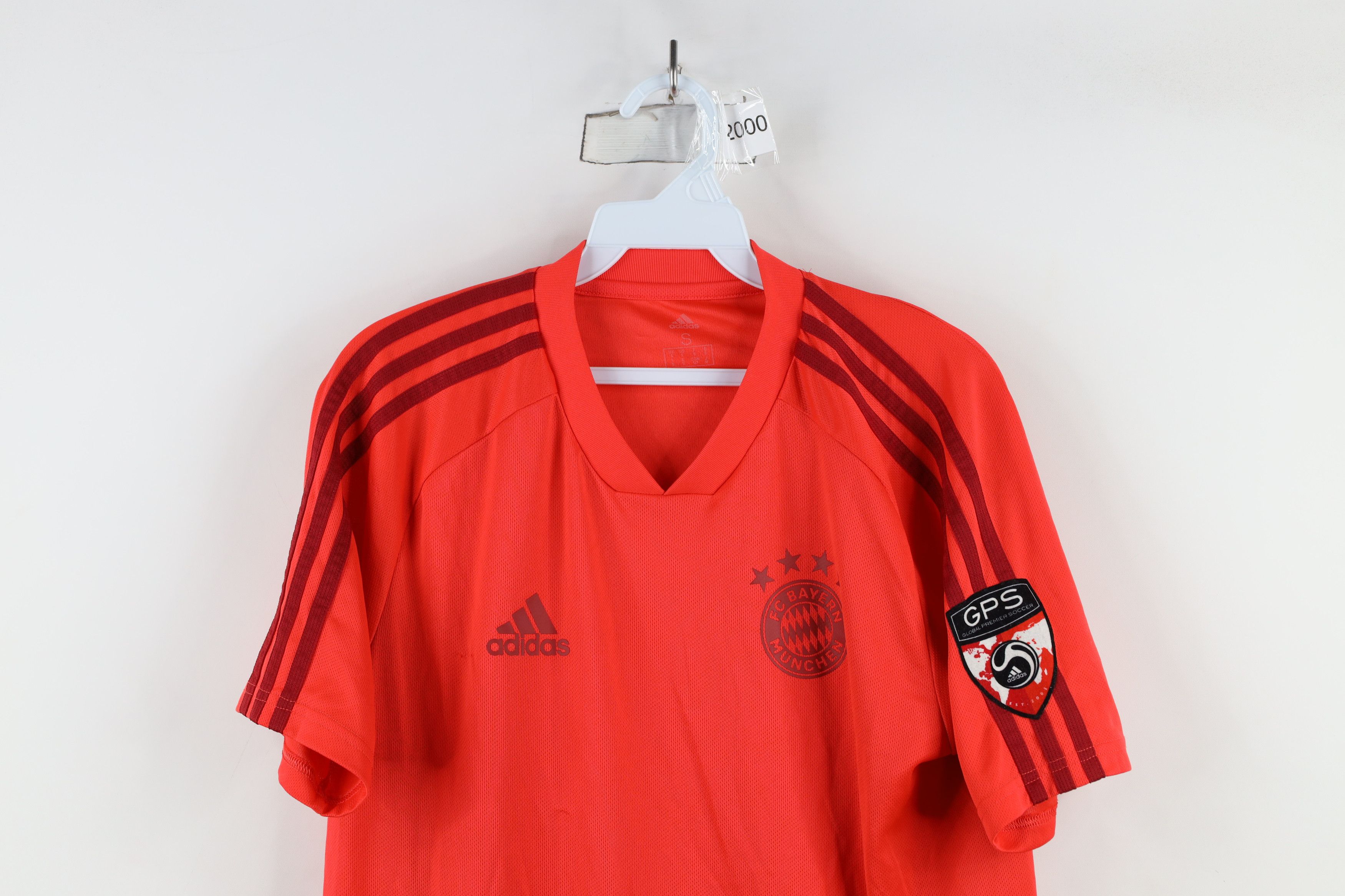 Adidas × Vintage Adidas Spell Bayern Munchen Munich Soccer Futbol Jersey Red Size US S / EU 44-46 / 1 - 2 Thumbnail