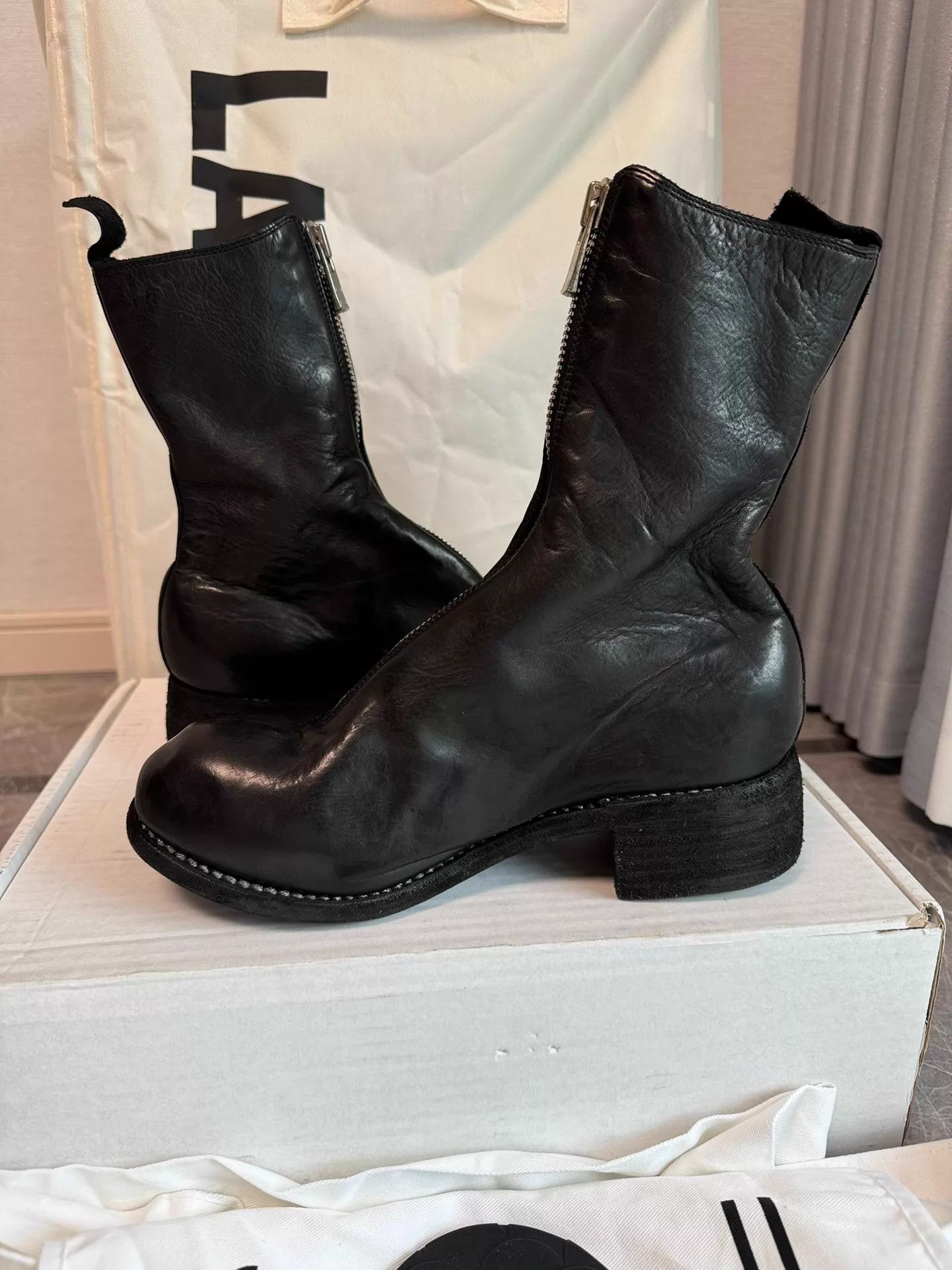 Guidi Guidi PL2 Black 37 Horse Leather Size US 6.5 / IT 36.5 - 6 Thumbnail