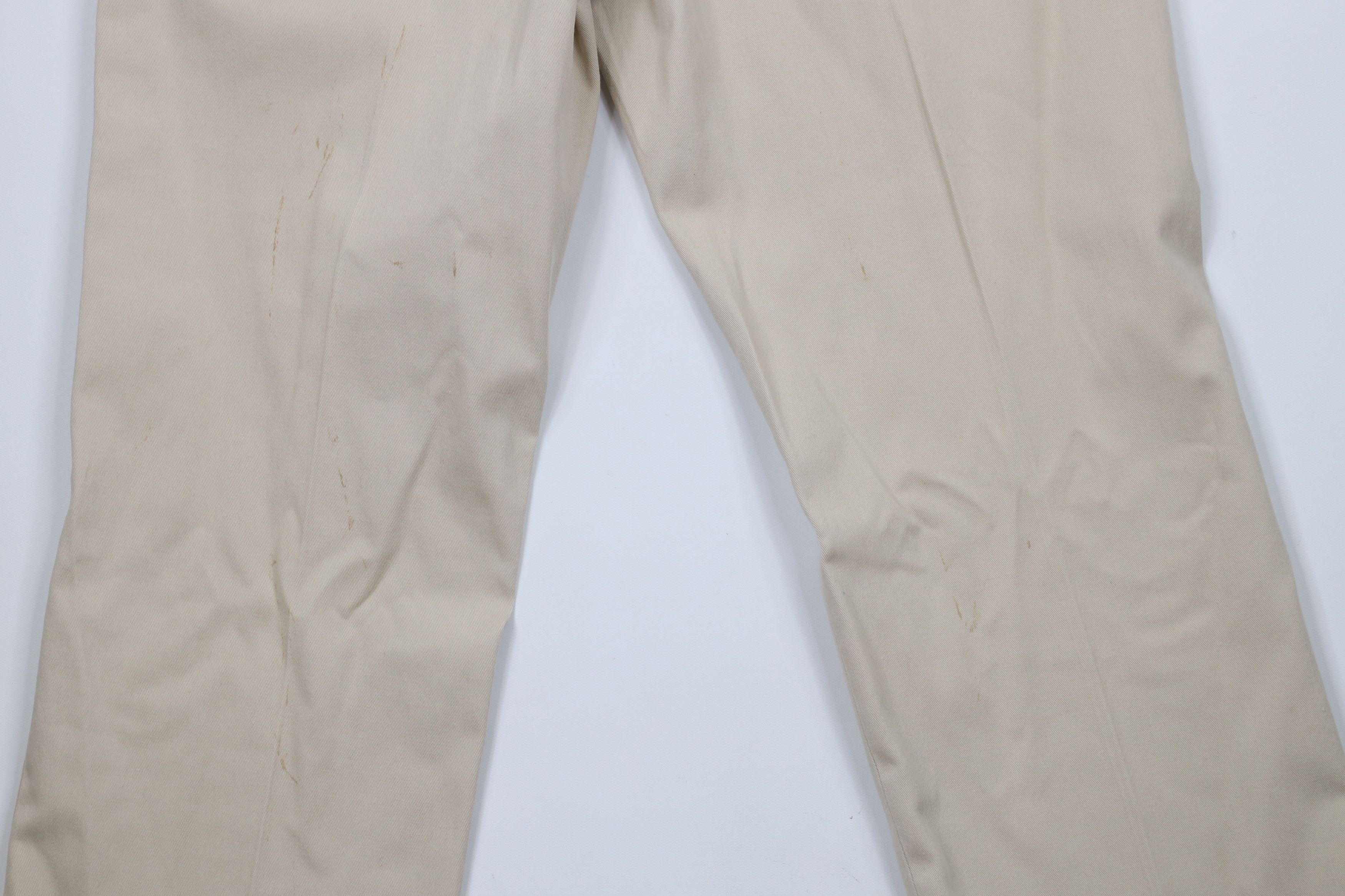 L.L. Bean × Vintage Vintage 90s LL Bean Buckle Waist Wide Leg Pants Beige USA Size US 36 / EU 52 - 11 Thumbnail