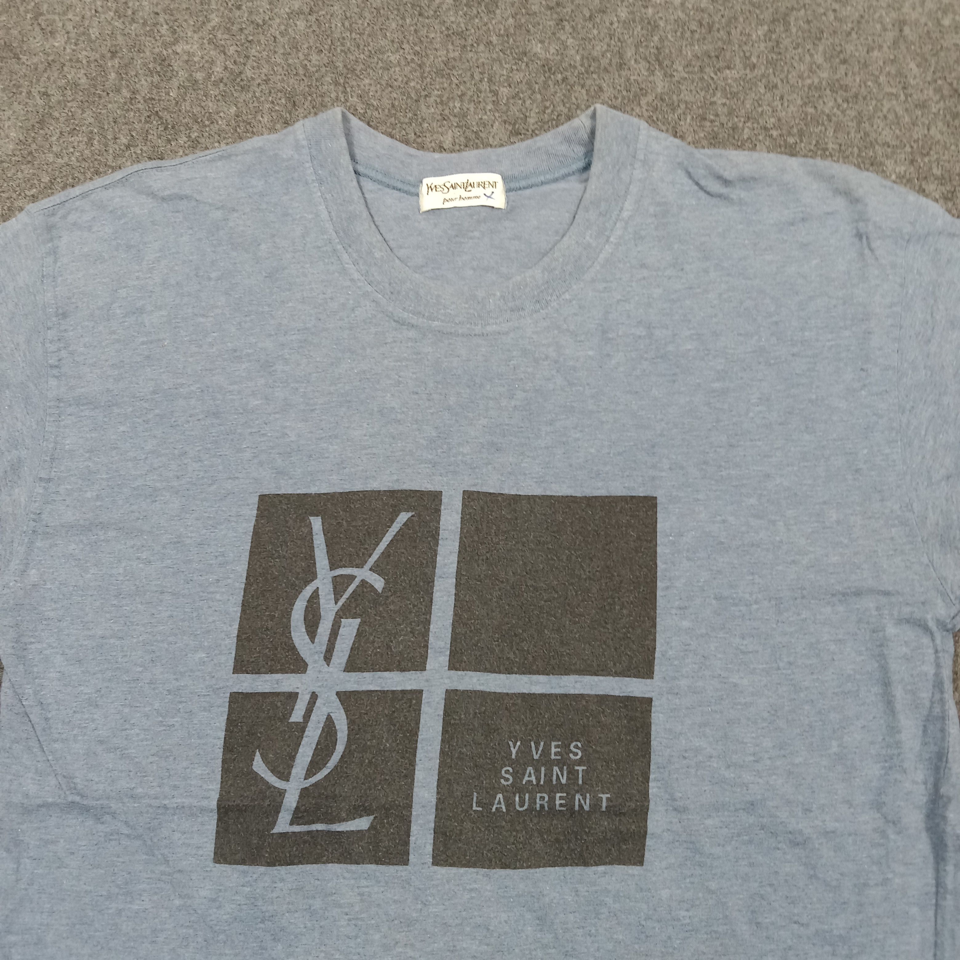 Yves Saint Laurent Yves Saint Laurent YSL Designer Tshirt C294N15 Size US S / EU 44-46 / 1 - 2 Thumbnail