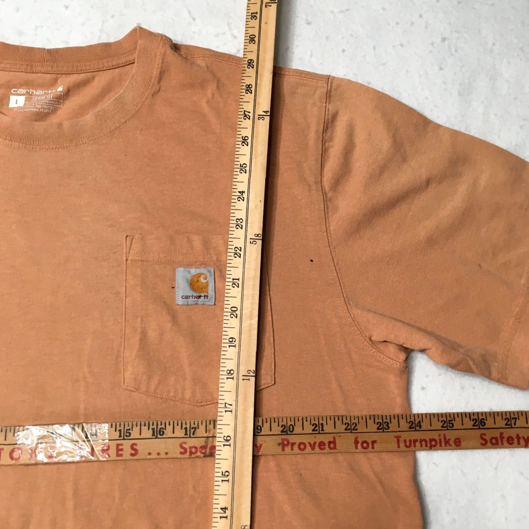 Carhartt Carhartt Shirt Pocket Loose Fit SS Tee Shirt Mens L Orange Size US L / EU 52-54 / 3 - 6 Thumbnail