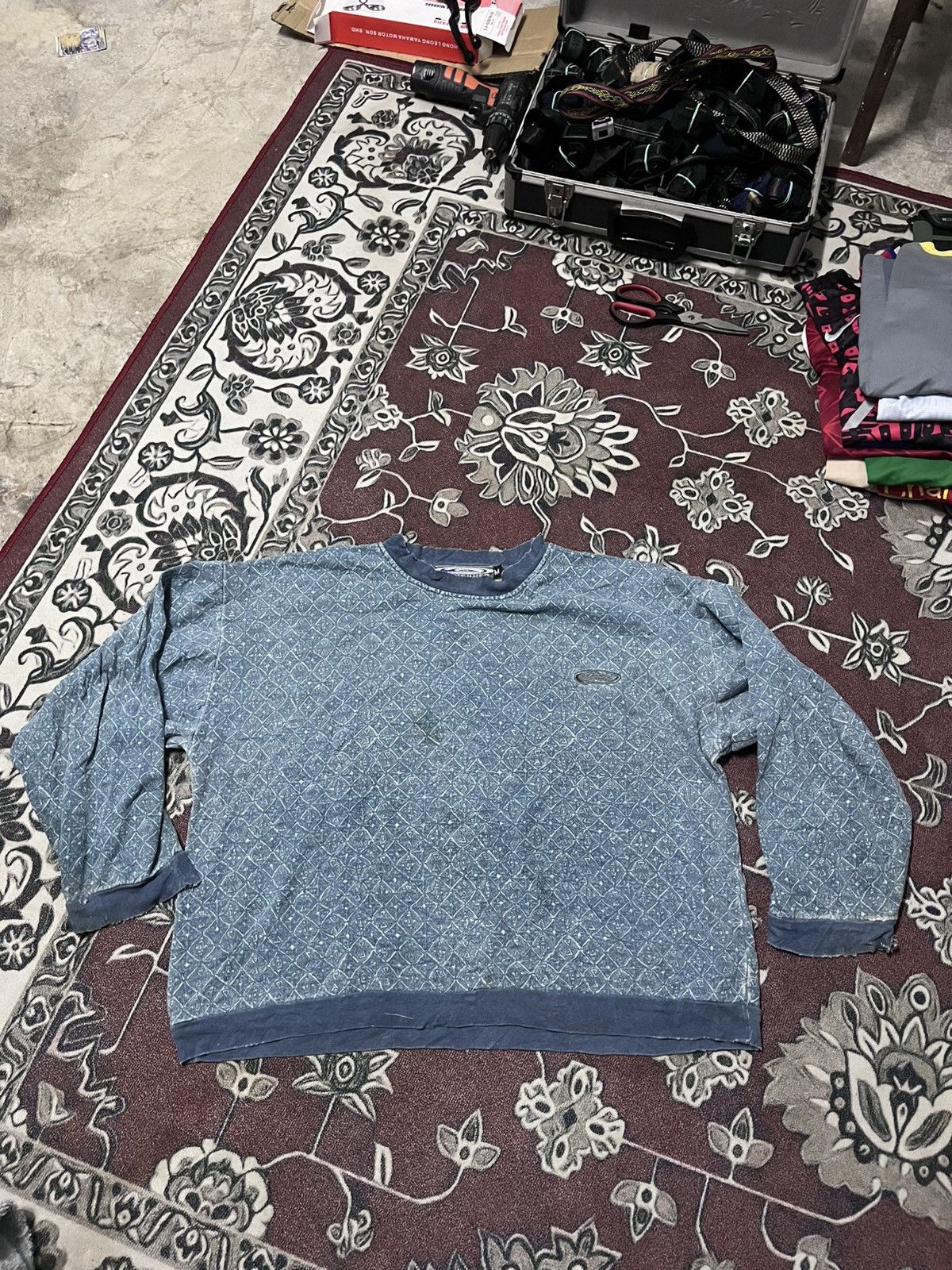 Quiksilver × Vintage Very Rare Vintage Quiksilver Boxy Style Sweatshirt Size US M / EU 48-50 / 2 - 1 Thumbnail