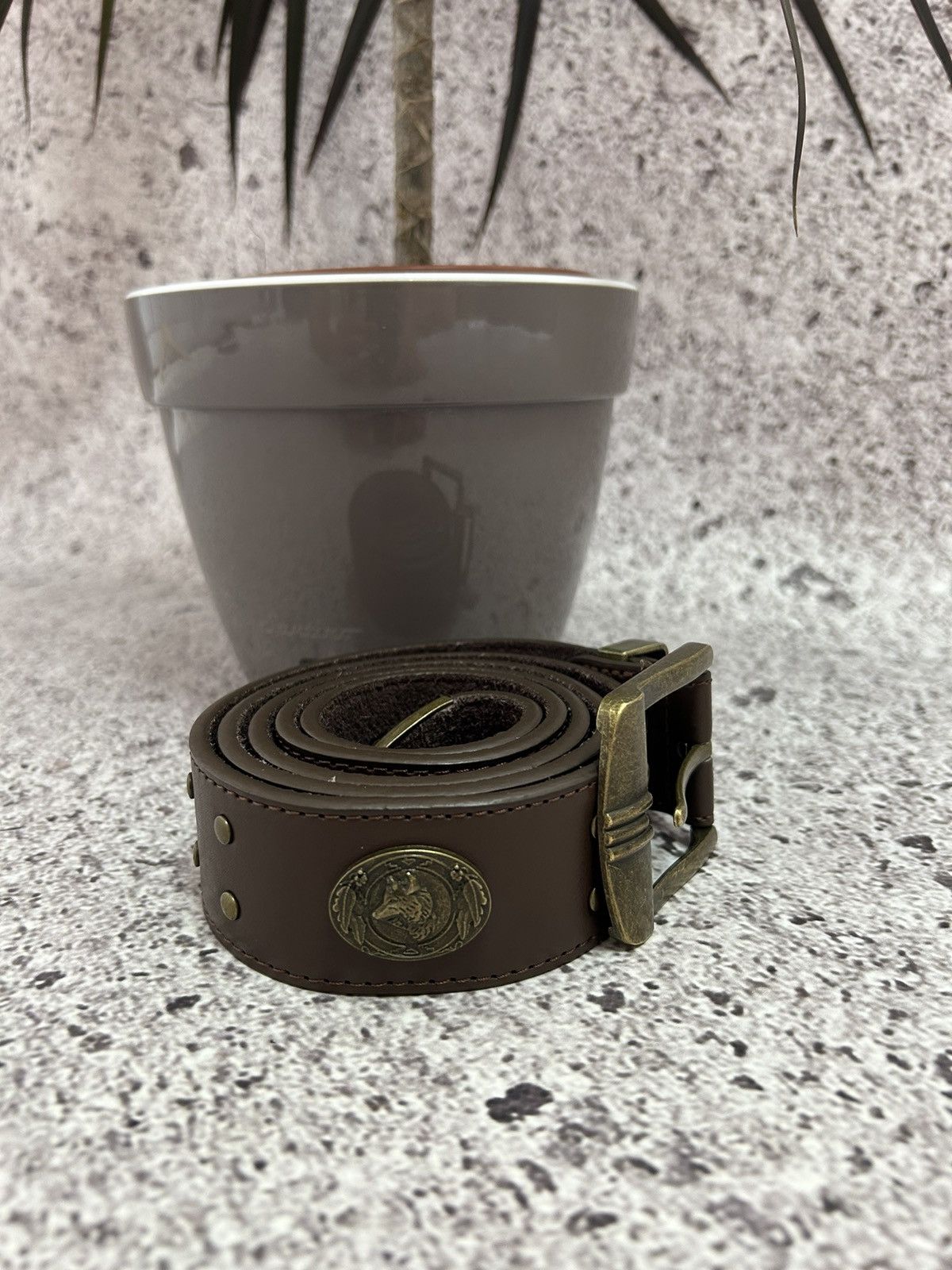 Cowboy Equipment × Hysteric Glamour × Japanese Brand Vintage 90s American Cowboy Bikers Belt Y2K Hype USA Size ONE SIZE - 3 Thumbnail