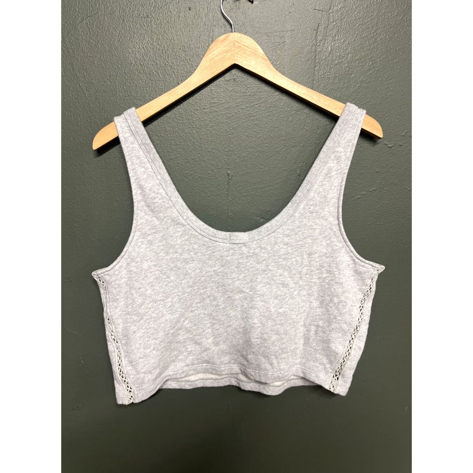 Vintage VINTAGE Aerie Cropped Tank Top Woman's M Gray Size M / US 6-8 / IT 42-44 - 3 Thumbnail
