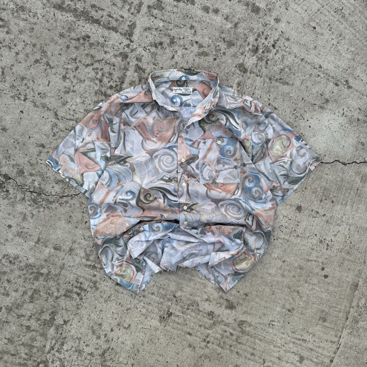 Angelo Litrico Vintage Japanese Style Angelo Litrico Shirt Overprinted Size US L / EU 52-54 / 3 - 1 Thumbnail
