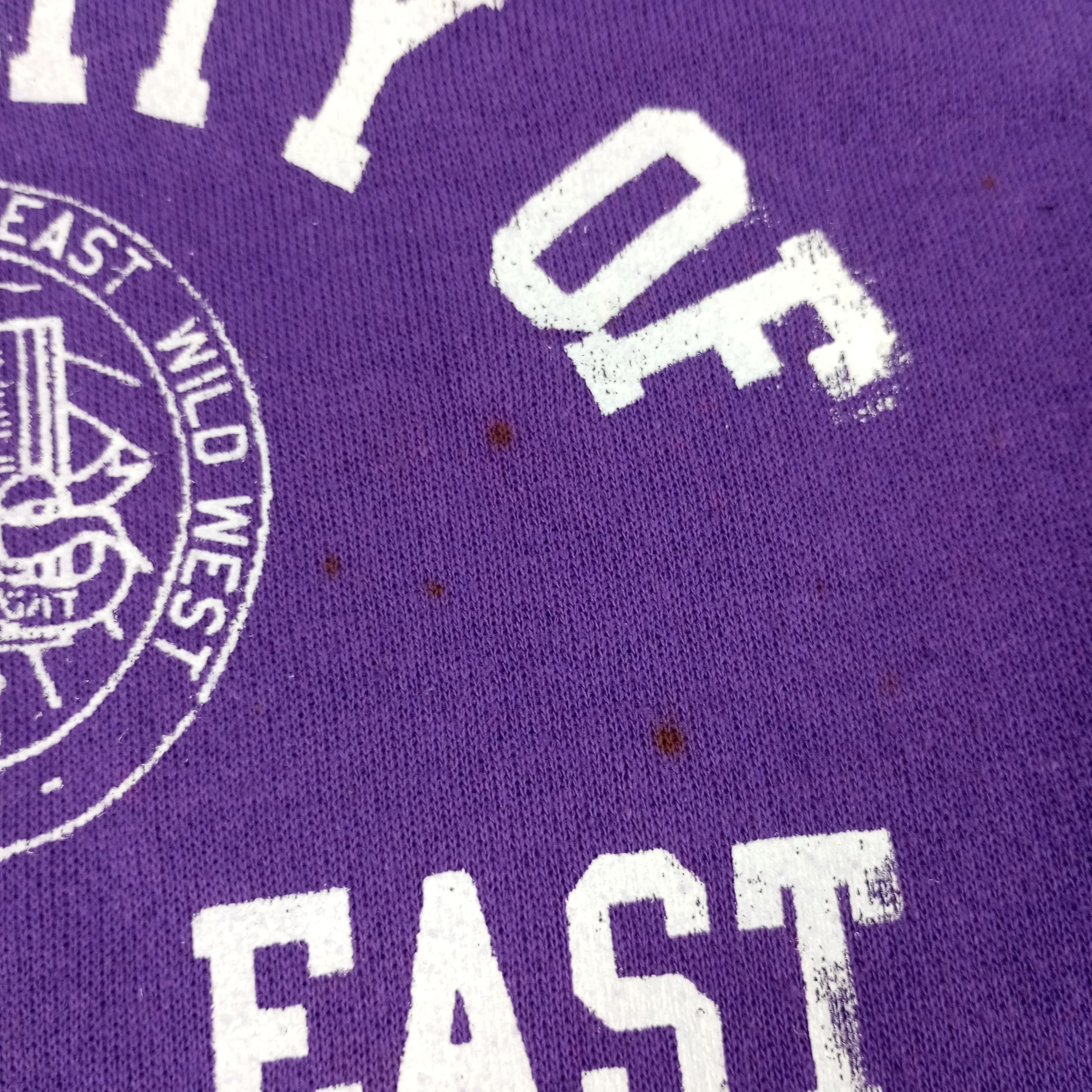 Tultex × Vintage University Of Nobhill East And Wild West Tultex Sweatshirt Size US S / EU 44-46 / 1 - 8 Thumbnail