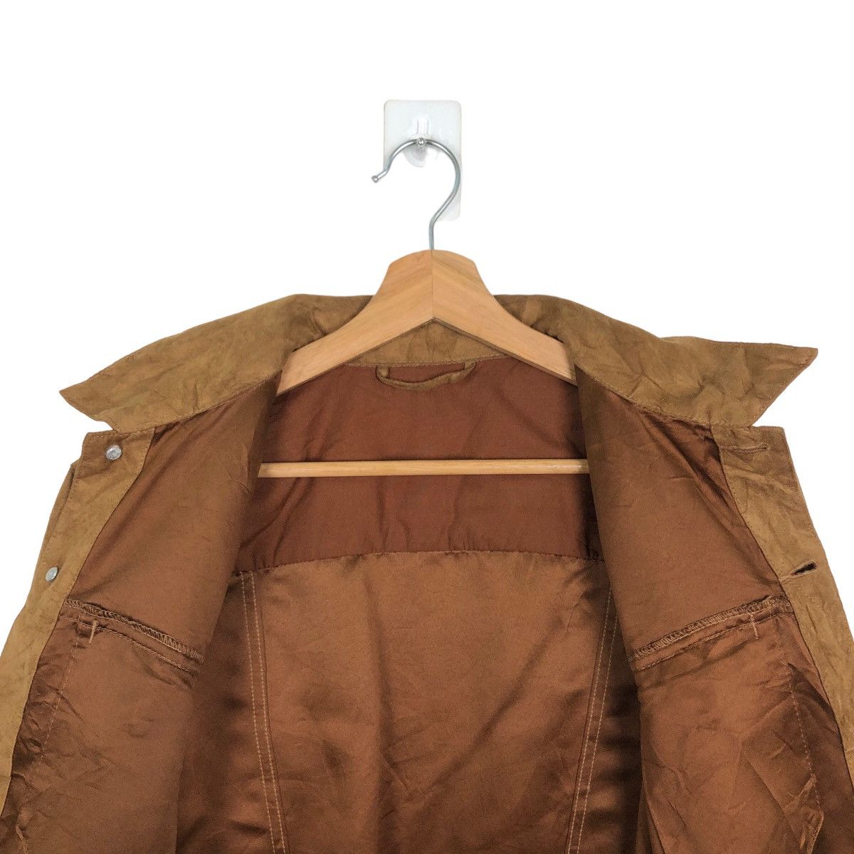 Japanese Brand 🔥VINTAGE SUEDE LEATHER CROPPED JACKET GU JAPAN ISSEY MIYAKE Size US L / EU 52-54 / 3 - 10 Thumbnail