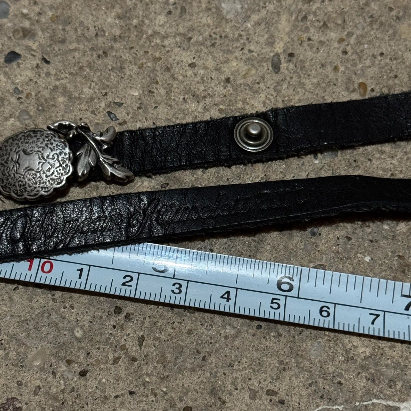 Goti Goti Silver leather ancient braclet Size ONE SIZE - 5 Thumbnail