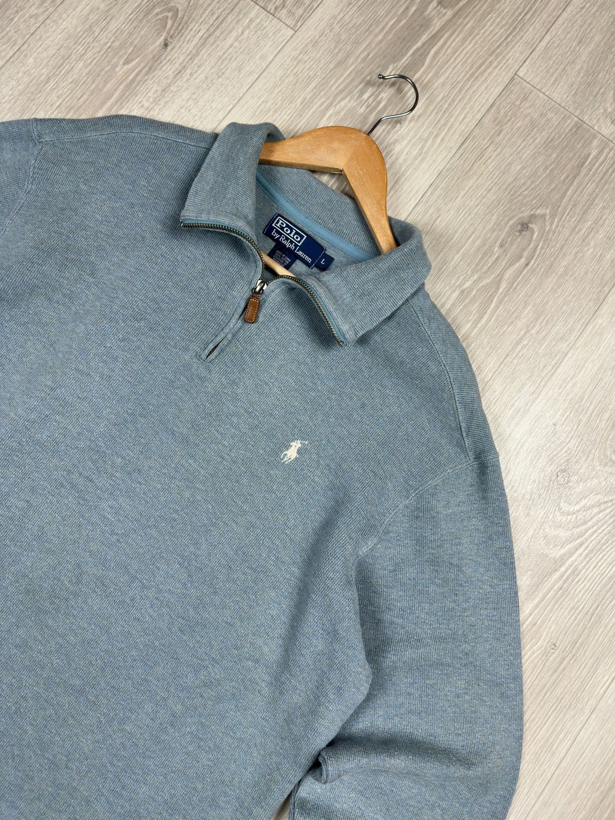 Polo Ralph Lauren Vintage Polo Ralph Lauren 1/4 Zip Sweater Old Money Size US L / EU 52-54 / 3 - 2 Thumbnail