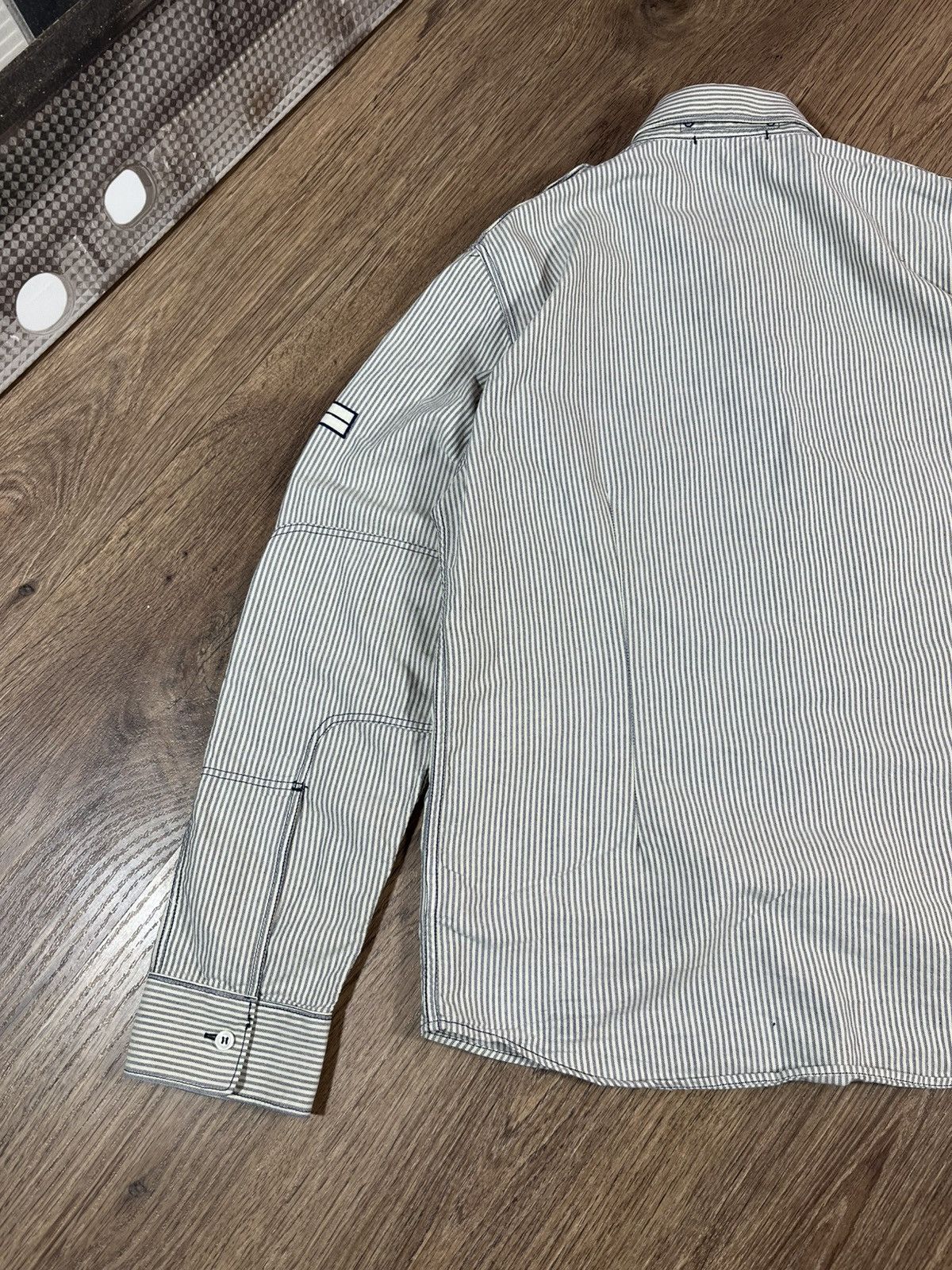 Stone Island Stone Island Denim Very Rare Shirt Denim Logo Size US L / EU 52-54 / 3 - 13 Thumbnail