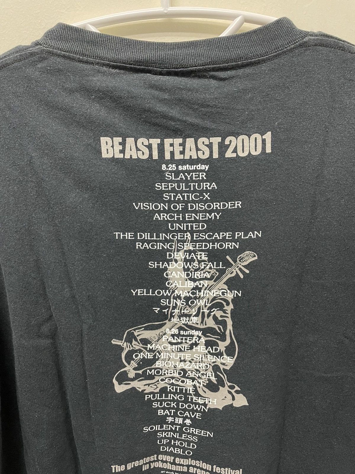 BEAST FEAST 2001 Tシャツ SLAYER Beast Feast 2001 t shirt