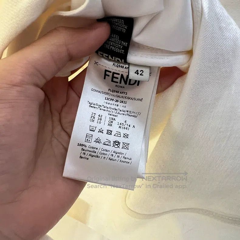 Fendi Fendi A denim half-skirt Size 27" / US 4 / IT 40 - 4 Thumbnail