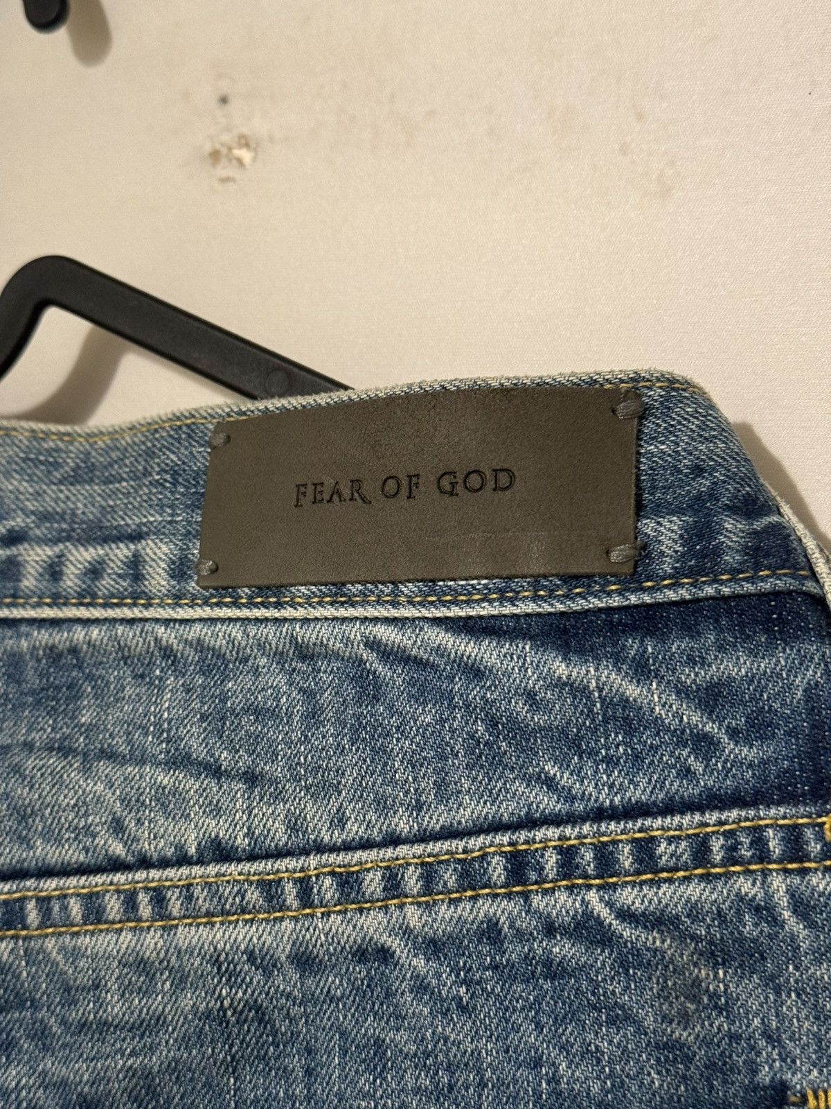 Fear of God 🔥Fear of God Fifth Collection Indigo Selvedge Jeans SZ 36 Size US 36 / EU 52 - 12 Thumbnail