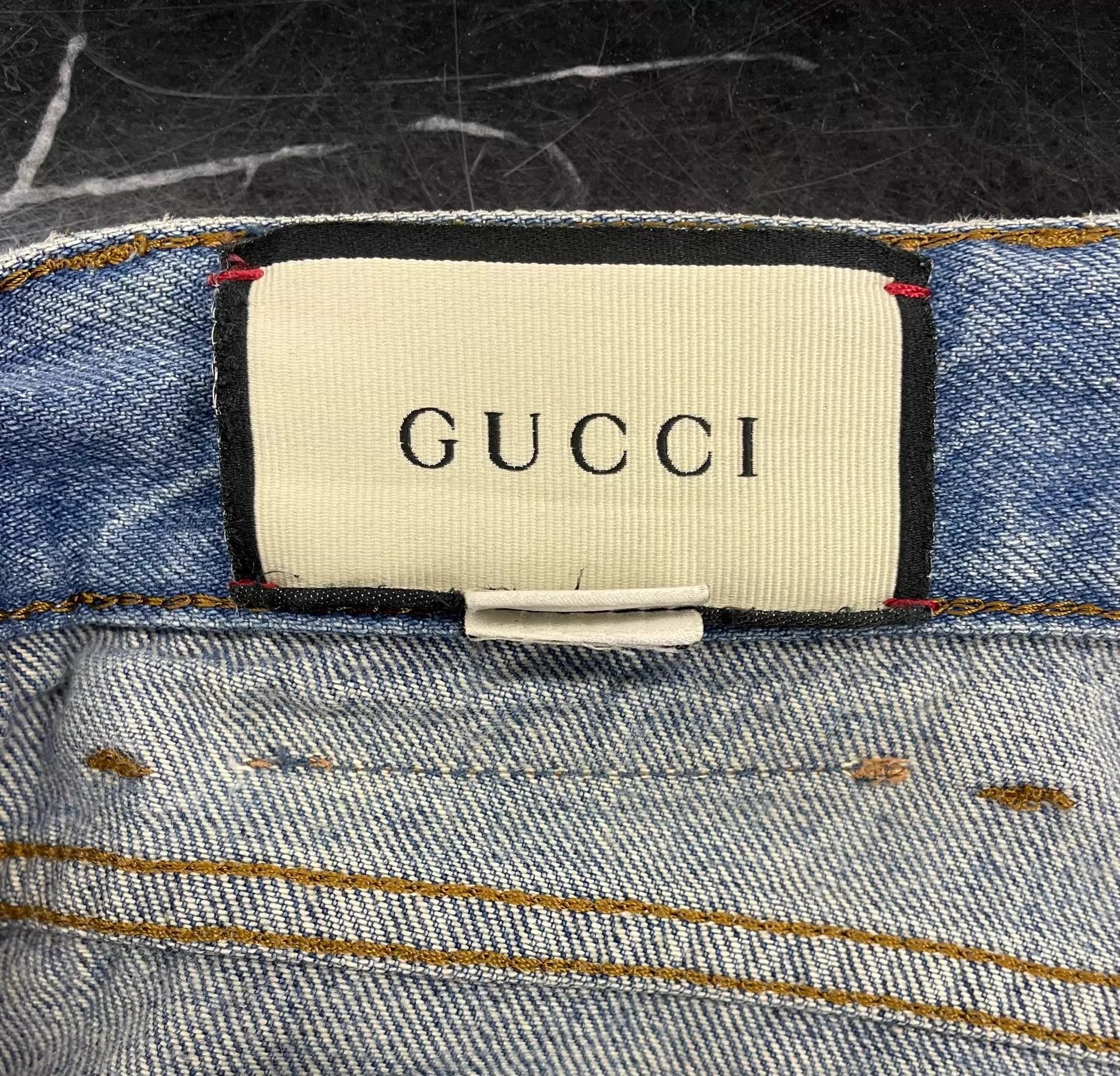 Gucci Gucci 36 Embroidered Unique Jeans (Spring/Fall) Size US 36 / EU 52 - 4 Thumbnail