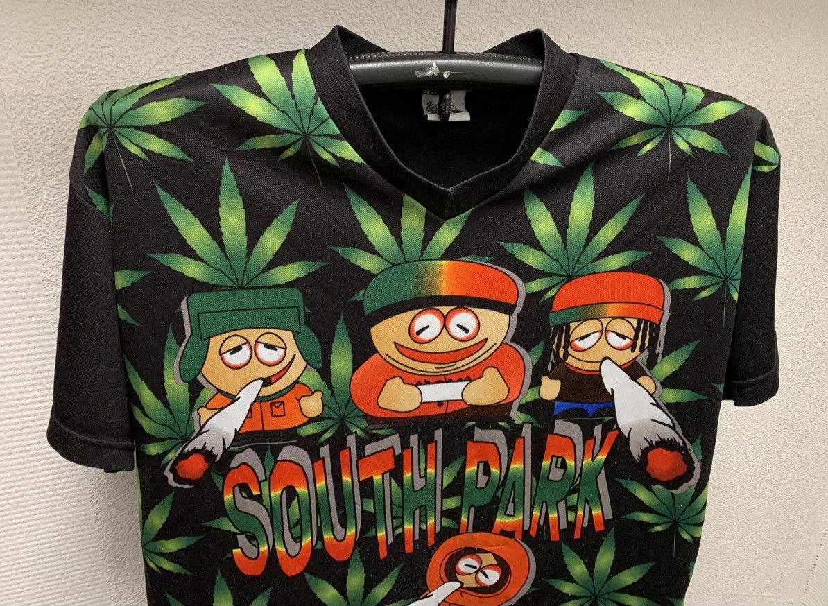 Band Tees South Park 2001 vintage t-shirt L sz hemp Rasta drug Size US L / EU 52-54 / 3 - 4 Thumbnail