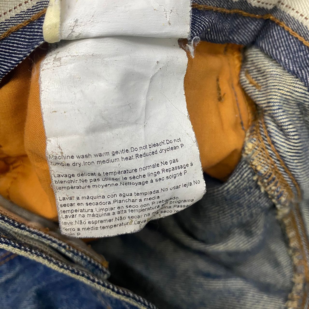 Hugo Boss 💥Best Offer💥Vintage Hugo Boss Orange Distressed Denim Size US 34 / EU 50 - 20 Thumbnail