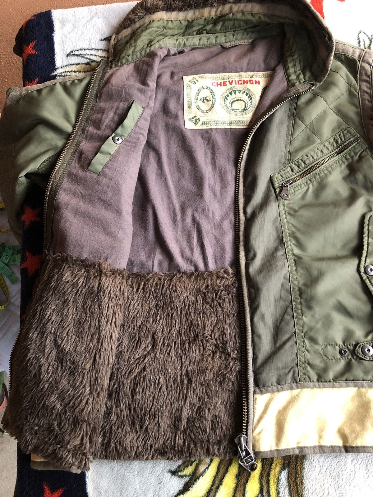 Chevignon Vintage Chevignon Tactical Flight Jacket Rare Size US L / EU 52-54 / 3 - 8 Thumbnail