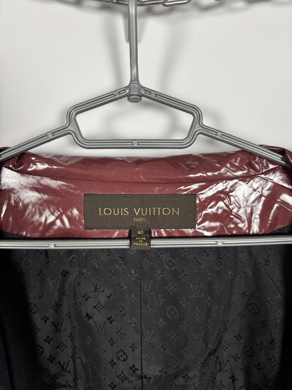 Louis Vuitton Louis Vuitton Vintage Glossy Coated Trench Jacket Belted Size S / US 4 / IT 40 - 9 Thumbnail