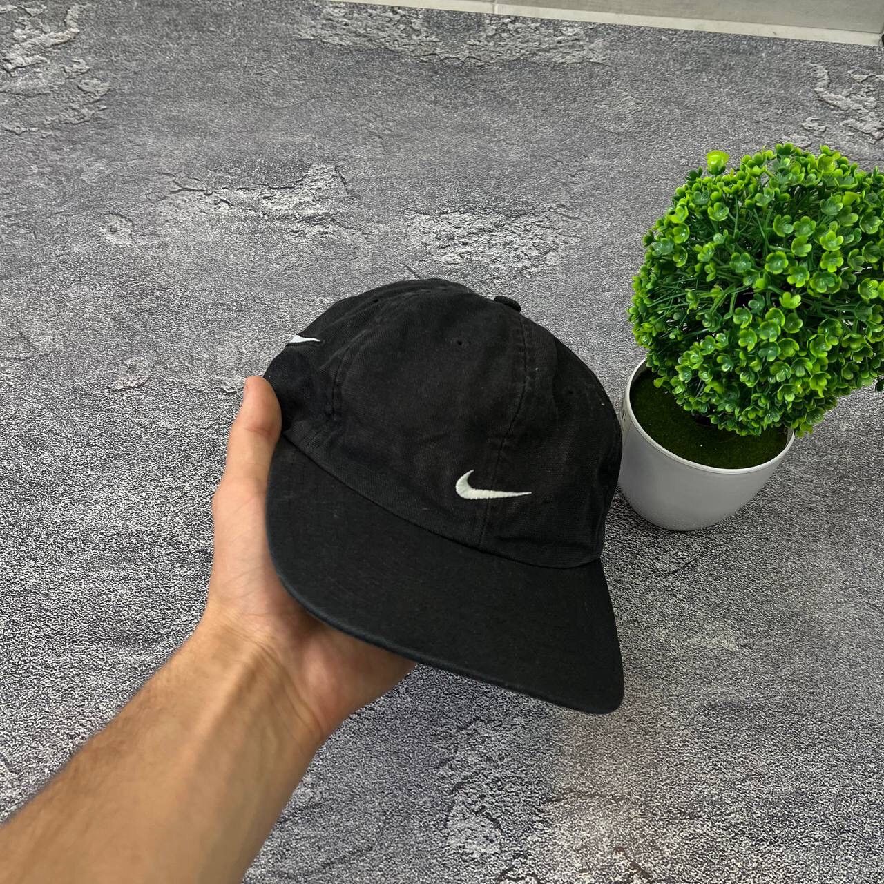 Nike Vintage Big logo Nike HatBlack Classic Pro Fitted Swoosh 90s Size ONE SIZE - 9 Thumbnail