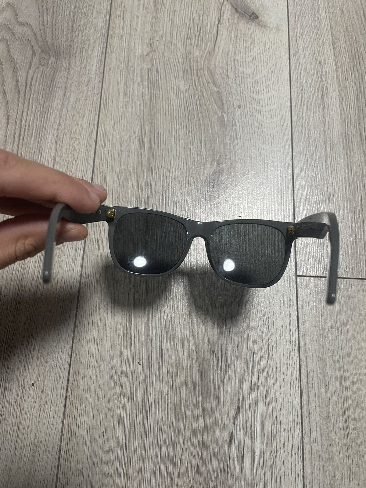 Retrosuperfuture Classic Gray-Green Sunglasses Size ONE SIZE - 4 Thumbnail