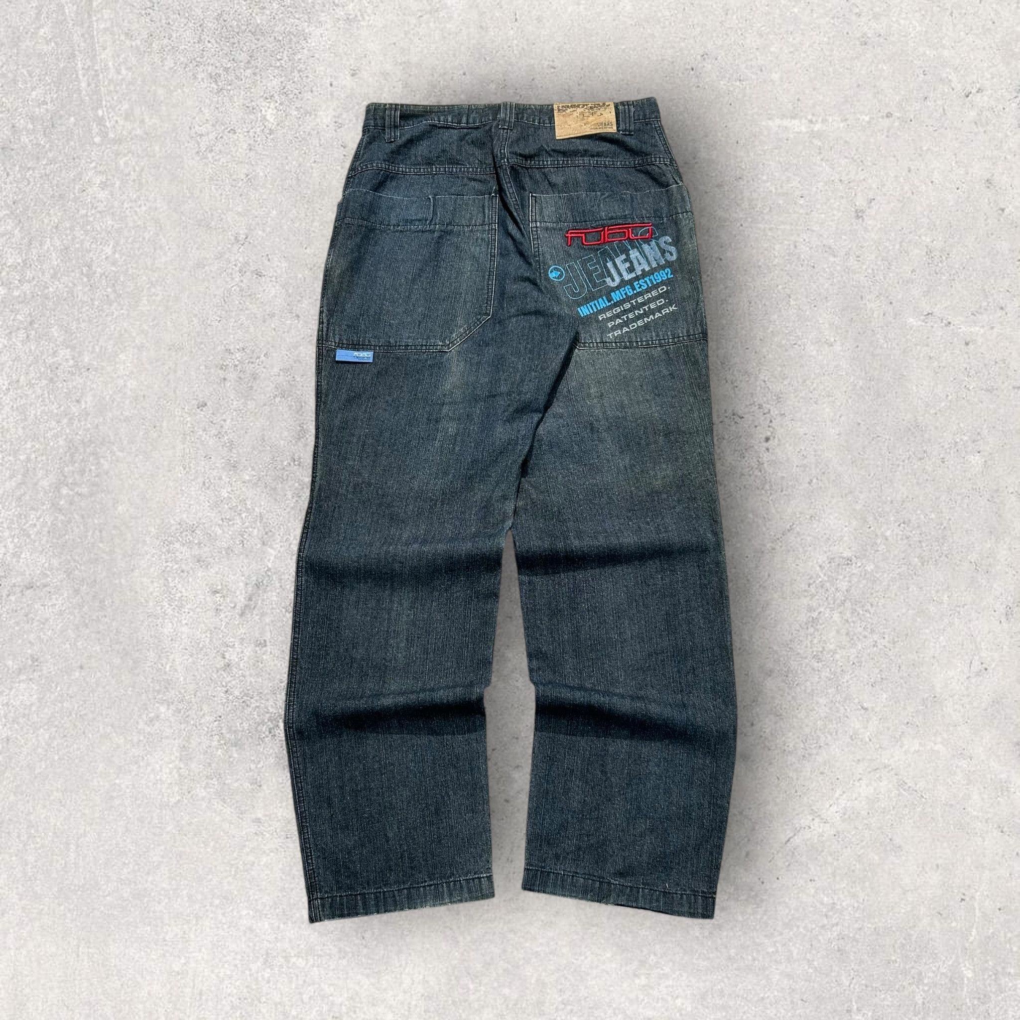 Fubu × Vintage Vintage FUBU Jeans Wide Leg Baggy Fit 34 Size US 34 / EU 50 - 1 Thumbnail