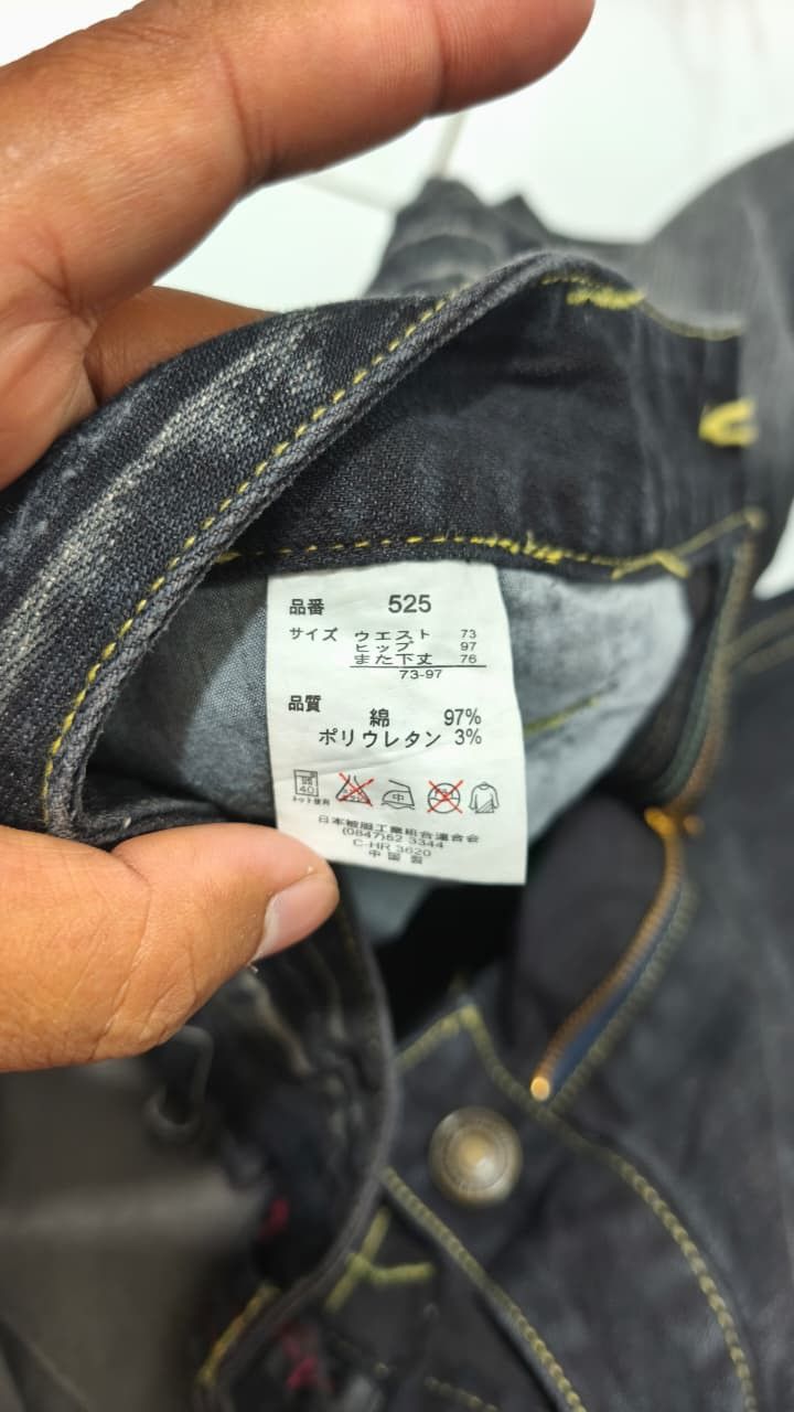 Japanese Brand Aspec Wings flare jeans pants Size 30" / US 8 / IT 44 - 7 Thumbnail
