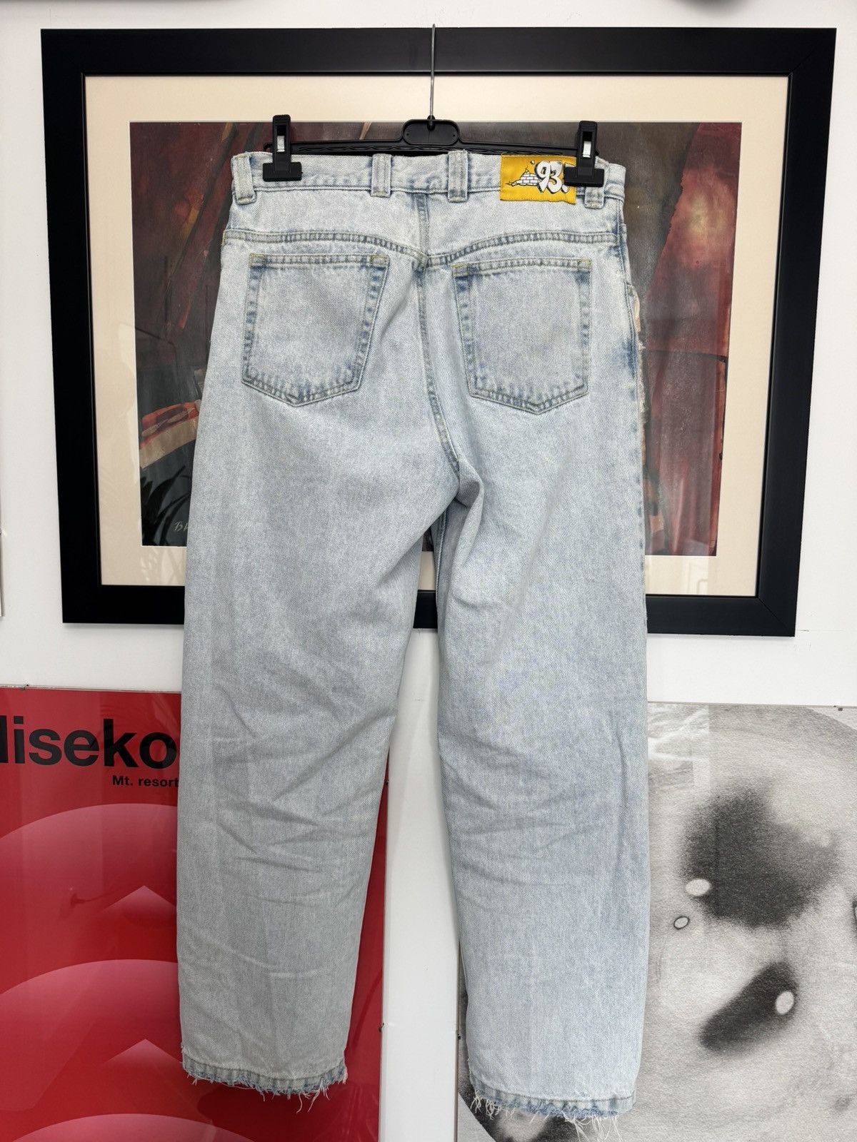 Polar Skate Co. Polar 93 Stonewashed Jeans Skate Denim Regular Baggy Rare Size US 30 / EU 46 - 2 Thumbnail