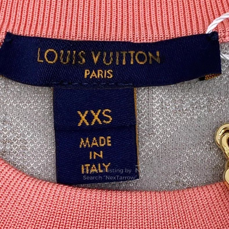 Louis Vuitton 22 color-block logo jacquard printed mulberr