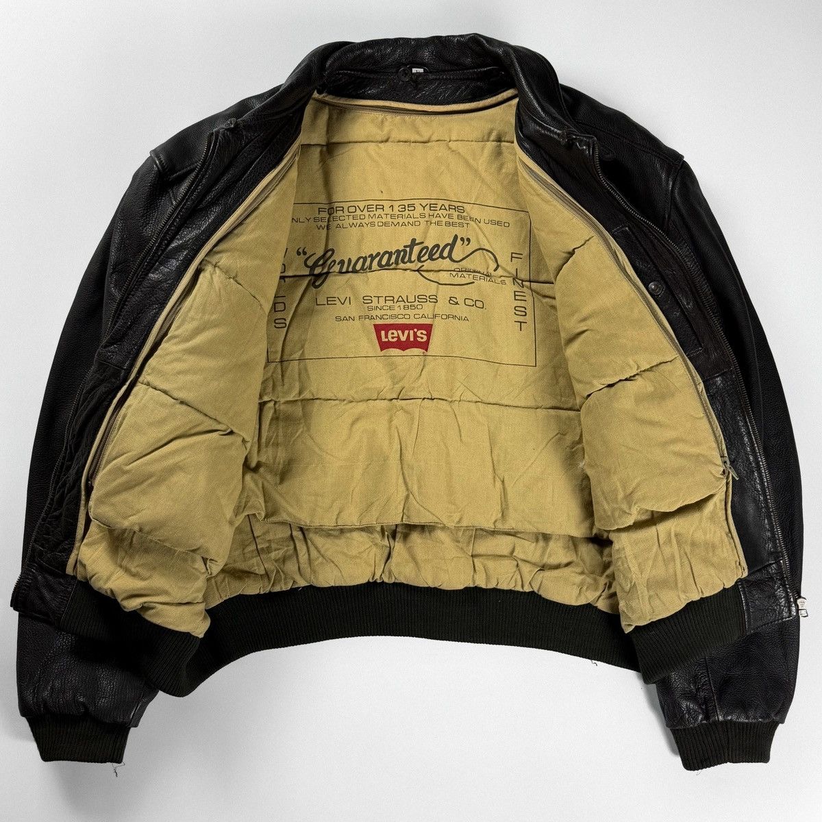 Levi's Levi’s Vintage Leather Jacket w Puffer Vest Made in Korea Size US L / EU 52-54 / 3 - 5 Thumbnail