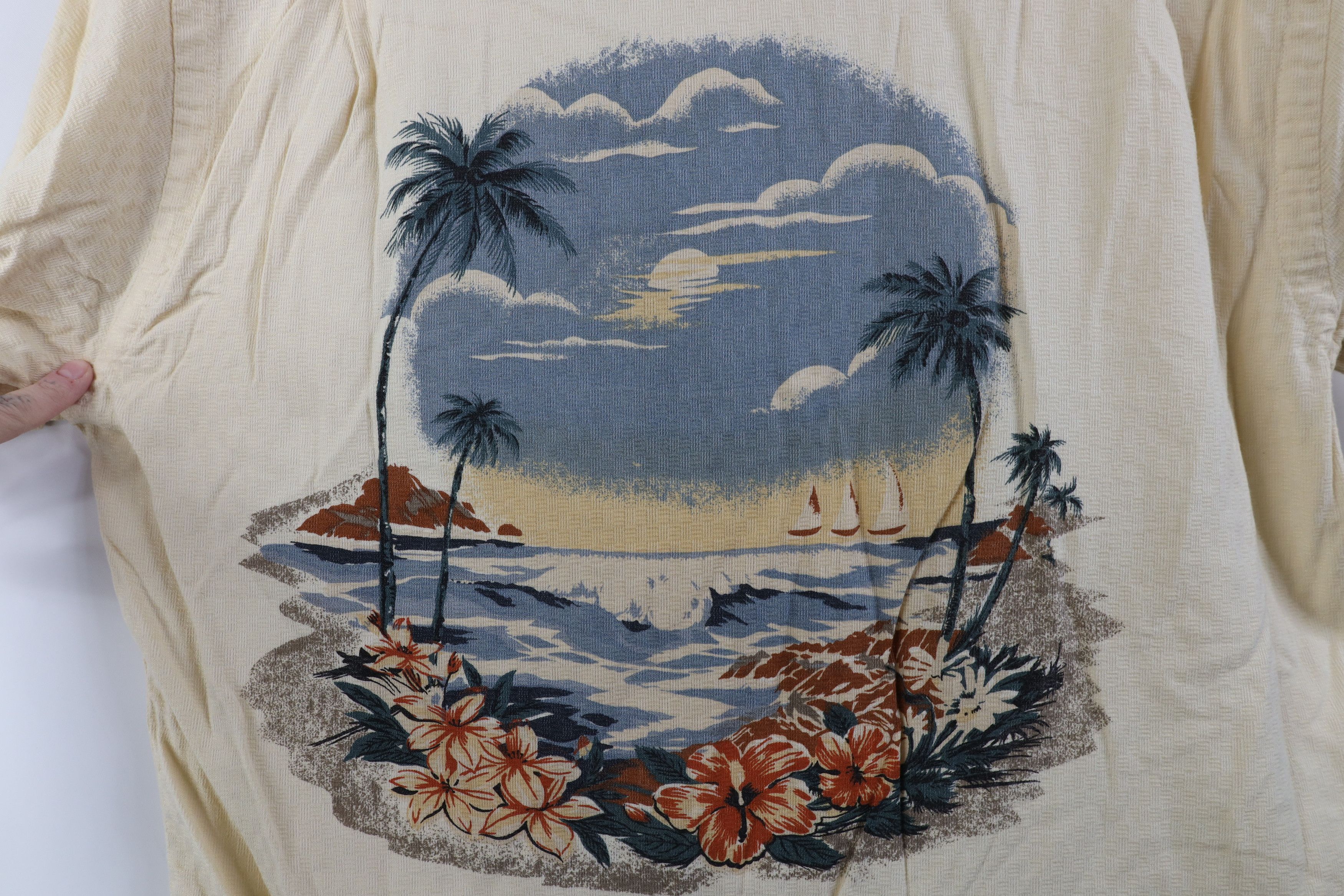 Ocean Pacific Vintage 90s Y2K Ocean Pacific Surfing Beach Button Shirt Size US M / EU 48-50 / 2 - 12 Thumbnail