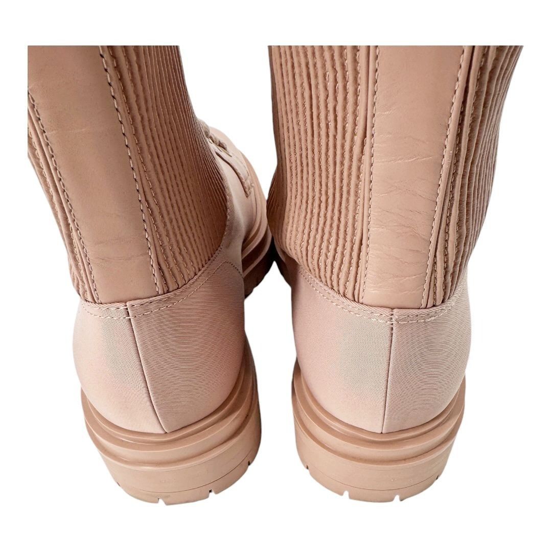 Gianvito Rossi Gianvito Rossi Pink Canvas Lace Up Combat Boots Size US 6.5 / IT 36.5 - 6 Thumbnail