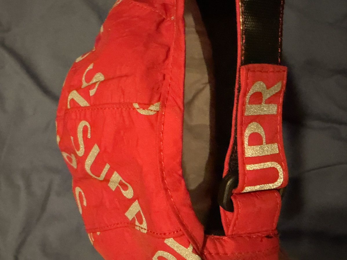 Supreme Supreme 3M Reflective Repeat Camp Cap Red SS16 Size ONE SIZE - 3 Thumbnail
