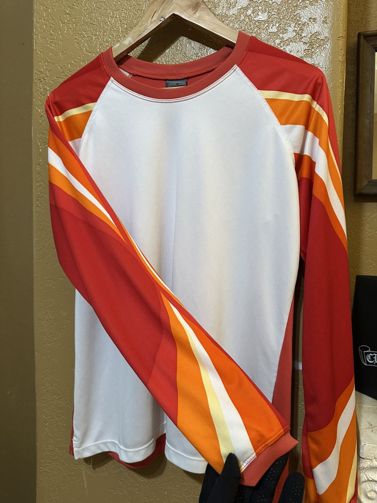Nike × Vintage Vintage Nike Long Sleeve Shirt Y2K Dri Fit Size US S / EU 44-46 / 1 - 1 Thumbnail