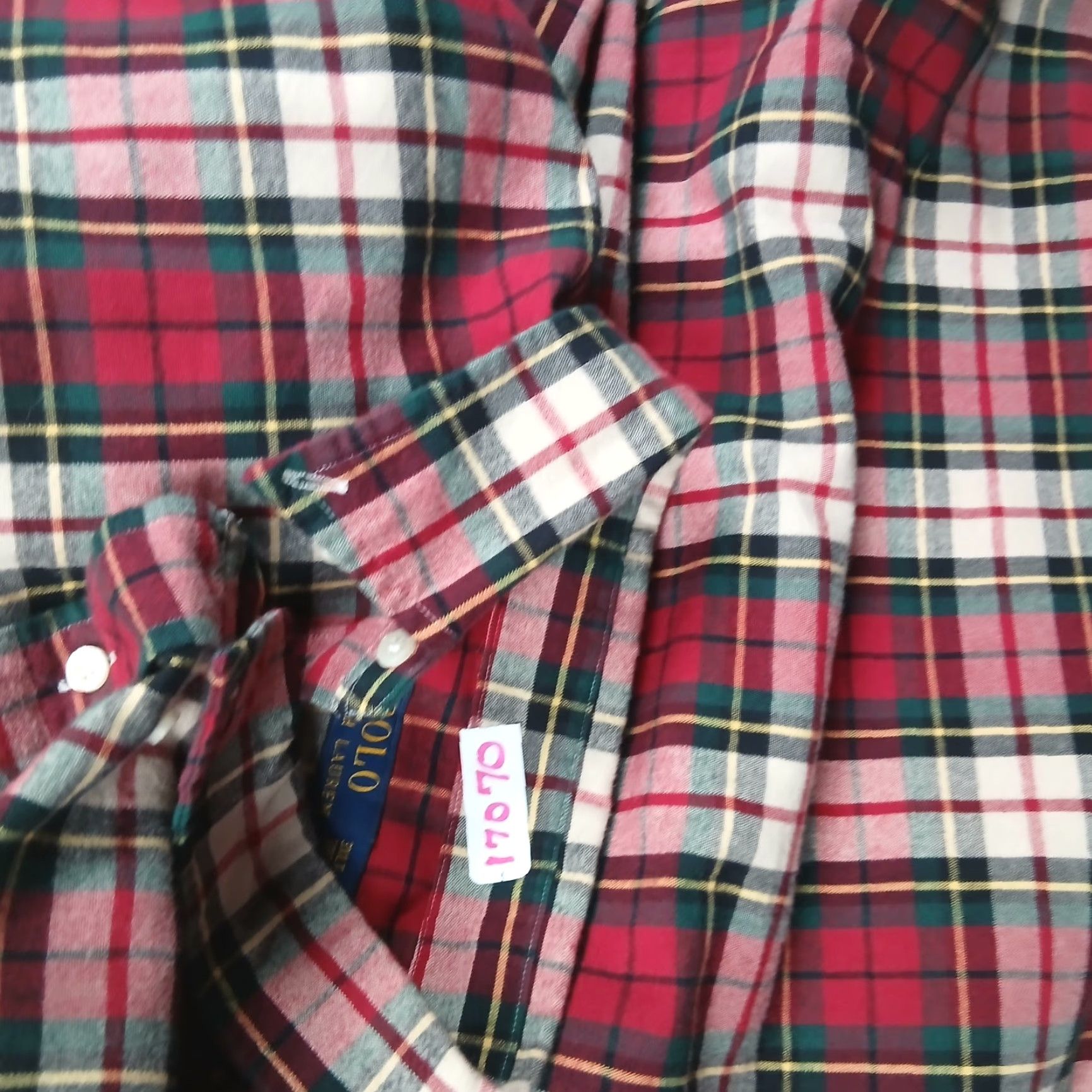 Polo Ralph Lauren Polo Ralph Lauren Button-Up Shirt Mens 3XL Tall Red Plaid Button-Down Classic Size US XXL / EU 58 / 5 - 8 Thumbnail