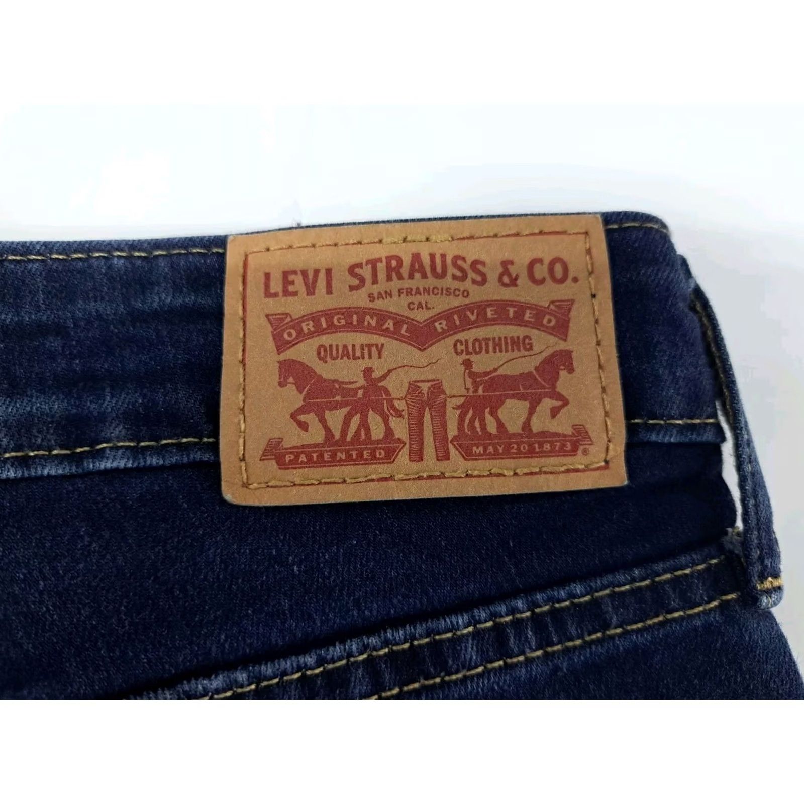Levi's Levi's 711 Skinny Jeans - Denim Slim Jeans - Medium Wash - 26 x 28 - 5-Pocket - Button_Zip Closure - Levi's Logo - Women's Fashion Size 26" / US 2 / IT 38 - 7 Thumbnail