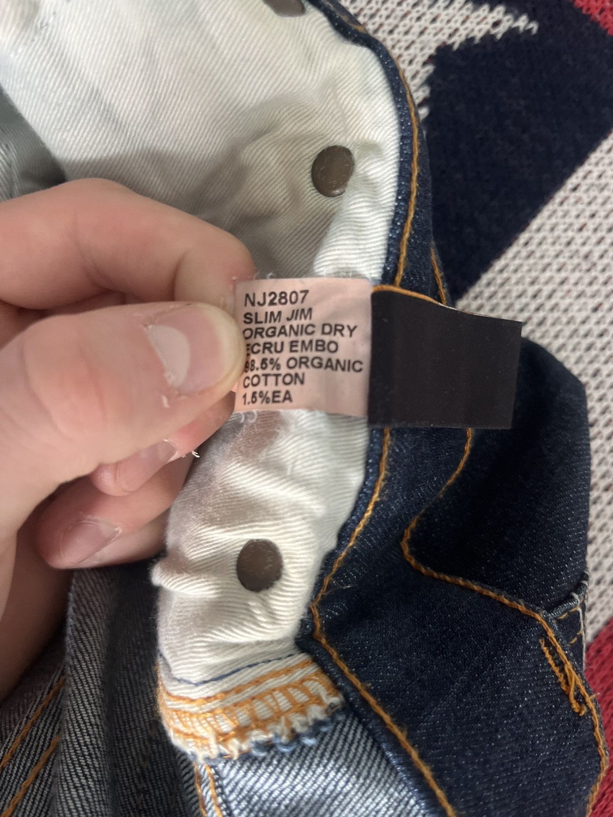 Nudie Jeans Nudie Blue Jeans Size US 33 - 5 Thumbnail