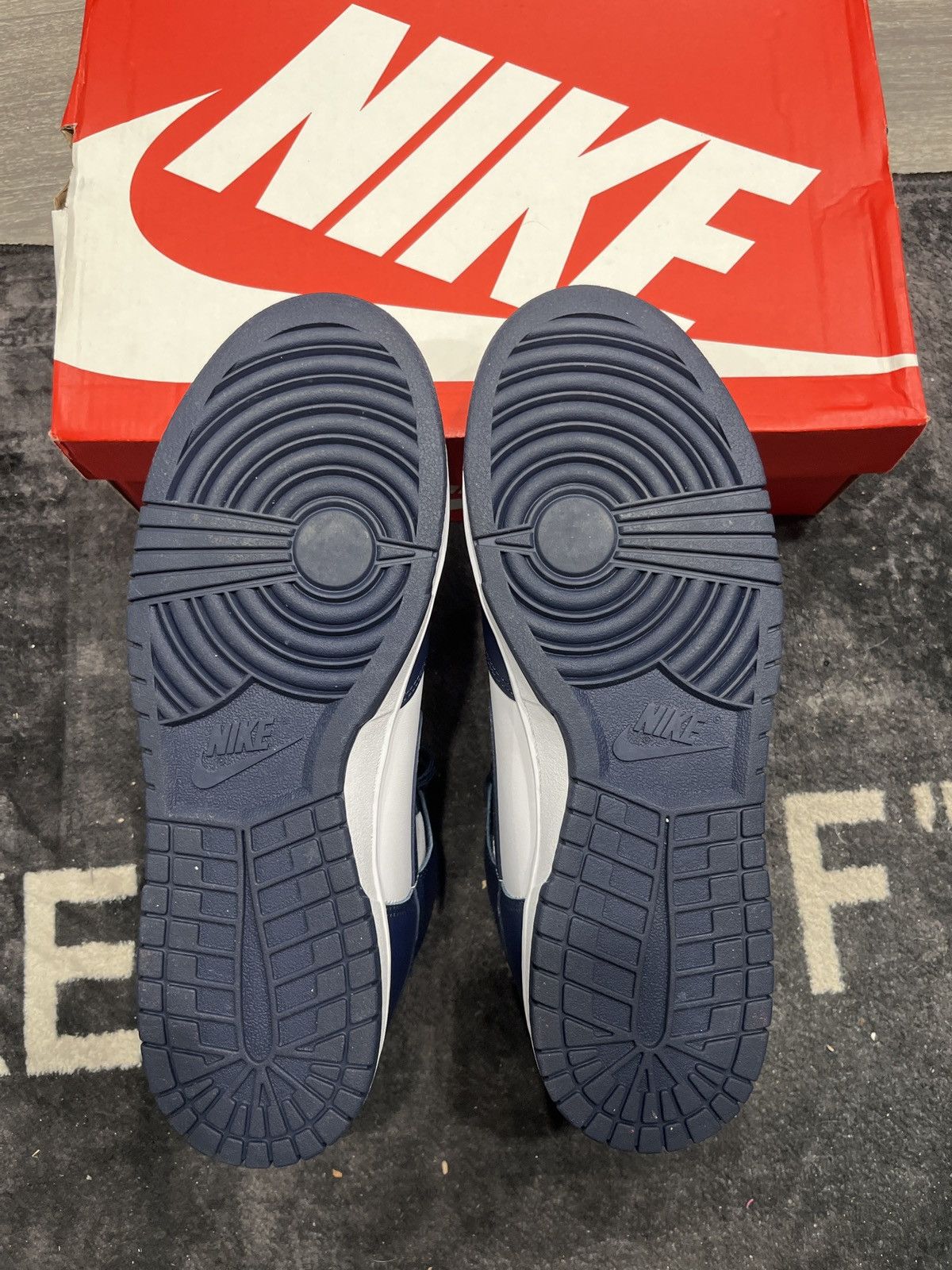 Nike × Vintage Nike dunk Navy Size US 11 / EU 44 - 5 Thumbnail