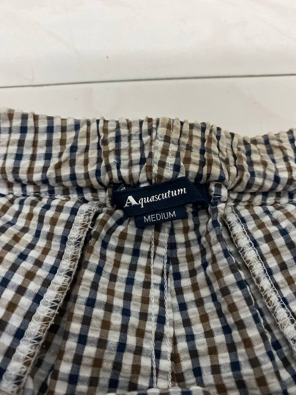 Aquascutum vintage aquascutum checkered pants nice design Size US 32 / EU 48 - 6 Thumbnail