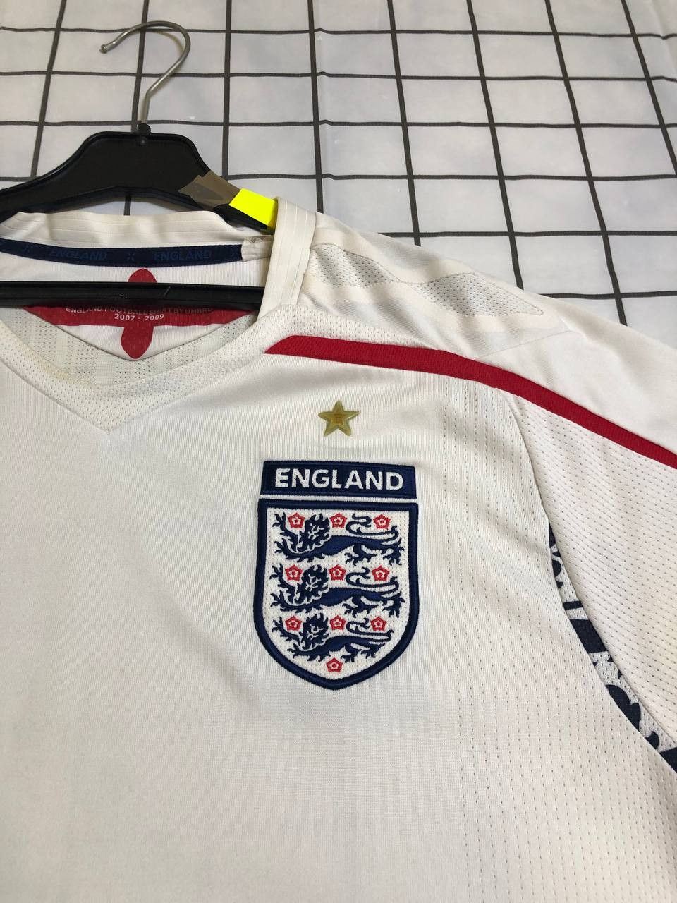 Umbro England Umbro 2007-2009 Football White Home Jersey Soccer Size US M / EU 48-50 / 2 - 5 Thumbnail
