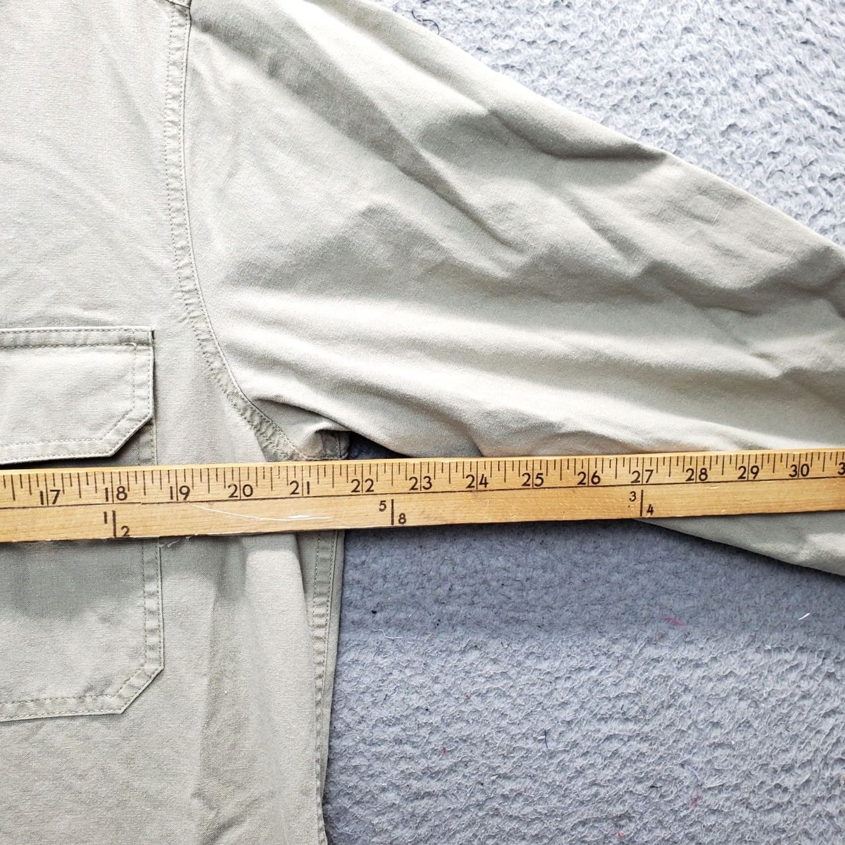 Vintage Woolrich Mens Button-Up Shirt Brown 100% Cotton Long Sleeve Collared Casual Shirt M Size US M / EU 48-50 / 2 - 4 Thumbnail