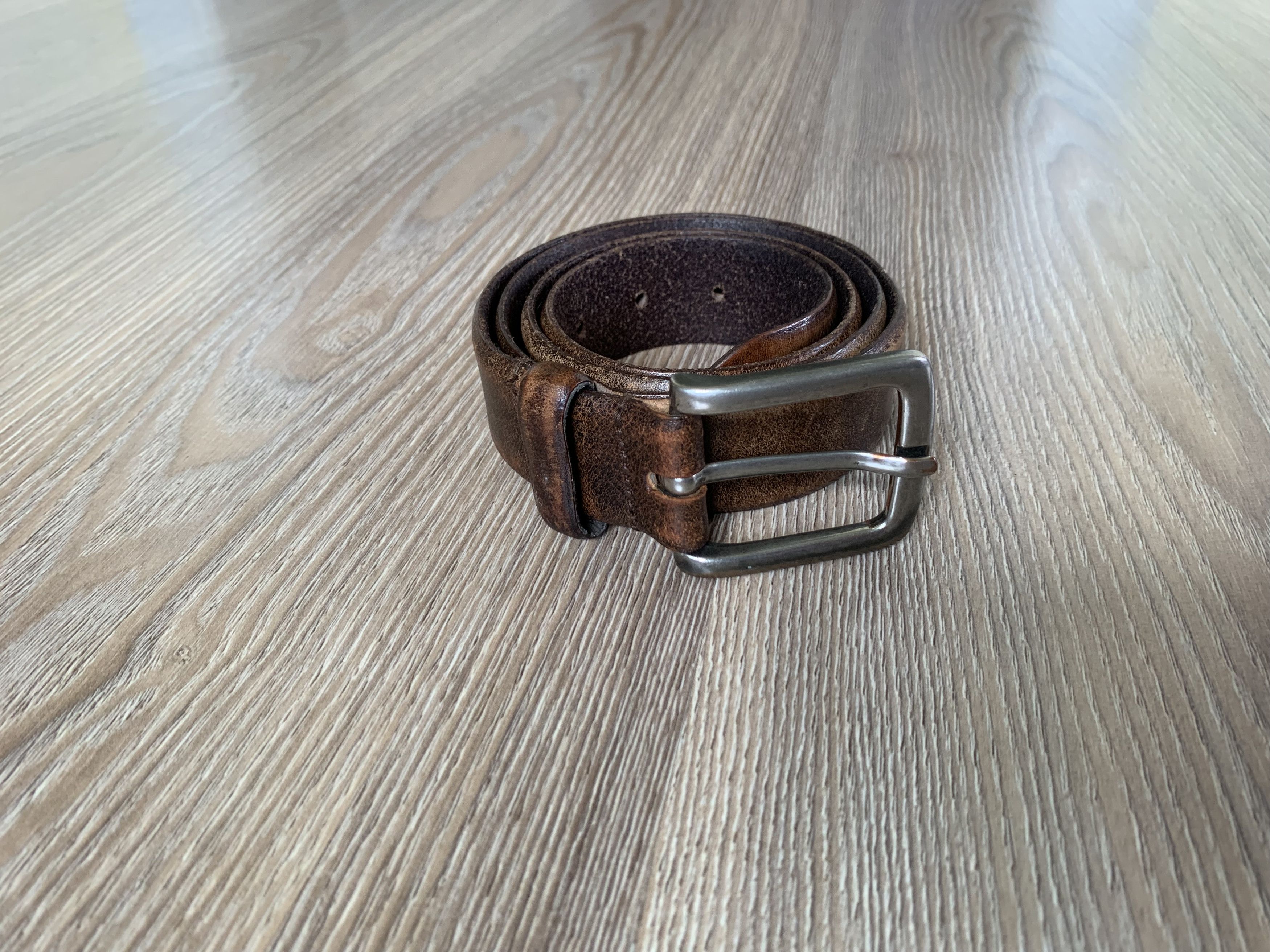 Marlboro Classics × Vintage Marlboro Classics Vintage Black Leather Belt Size ONE SIZE - 1 Thumbnail