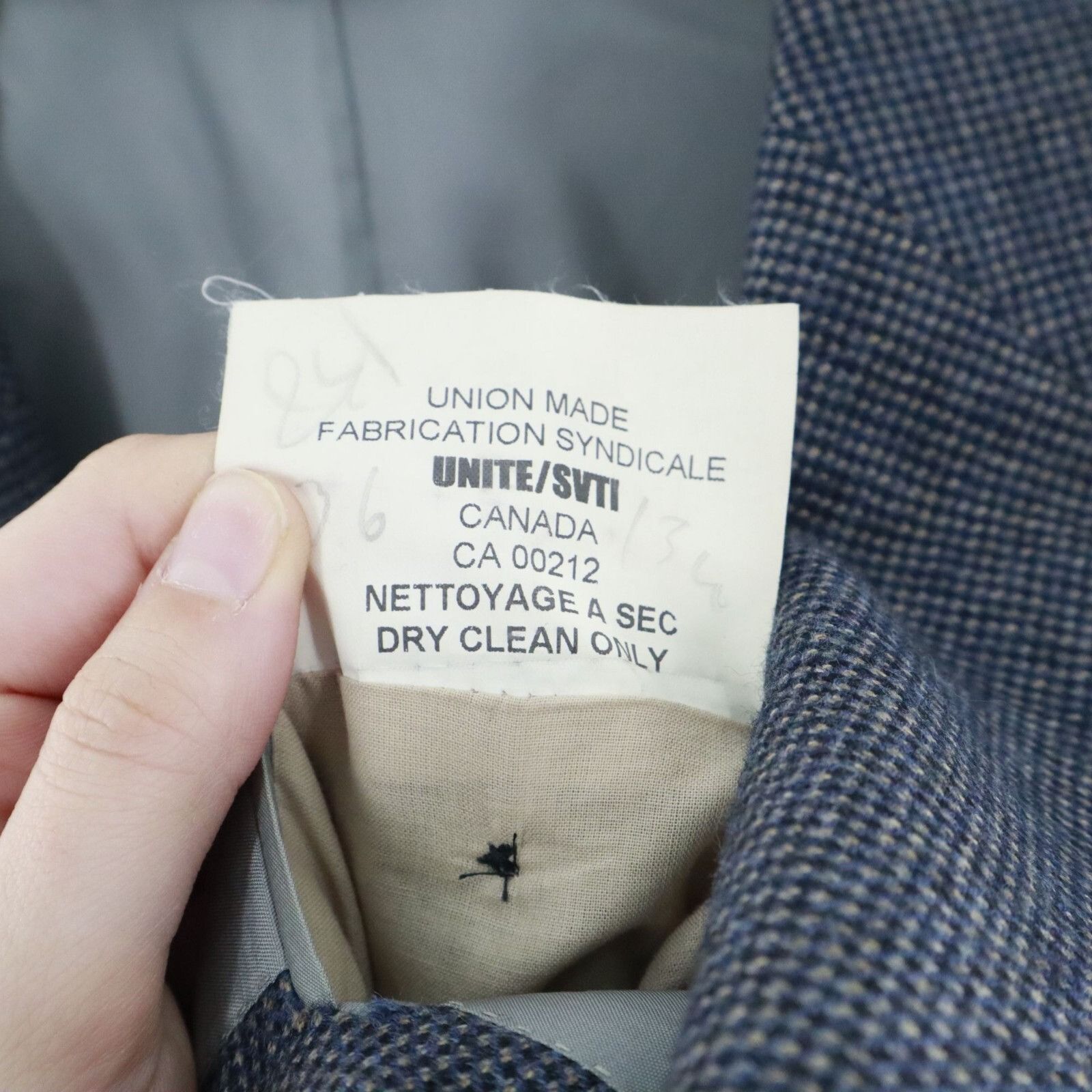 Samuelsohn Samuelsohn Pure Cashmere Blazer Mens 44T Gray Academia Size 44L - 5 Thumbnail