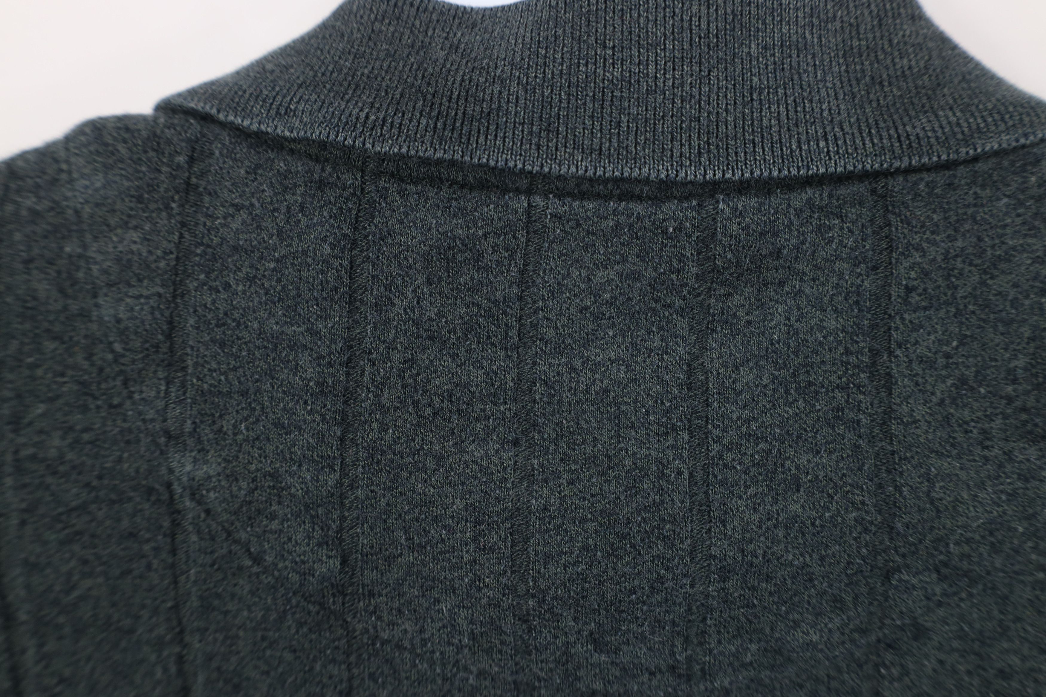 Vintage Vintage 90s Streetwear Knit Long Sleeve Rugby Polo Green Size US XL / EU 56 / 4 - 9 Thumbnail