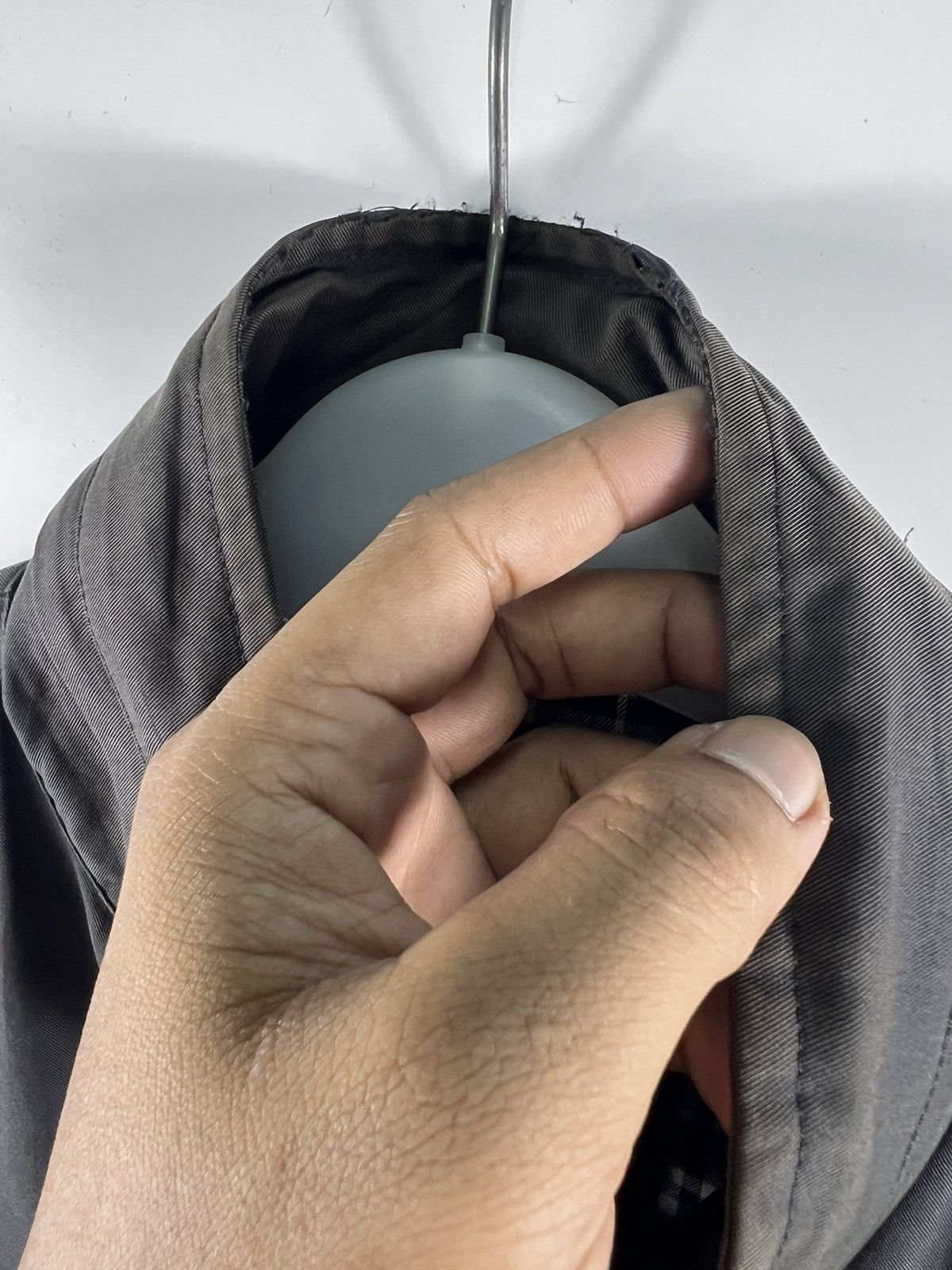 Burberry 🔥 DISTRESSED 🔥 NOVA CHECK BARNCOAT HIDDEN HOOD - L Size US L / EU 52-54 / 3 - 8 Thumbnail