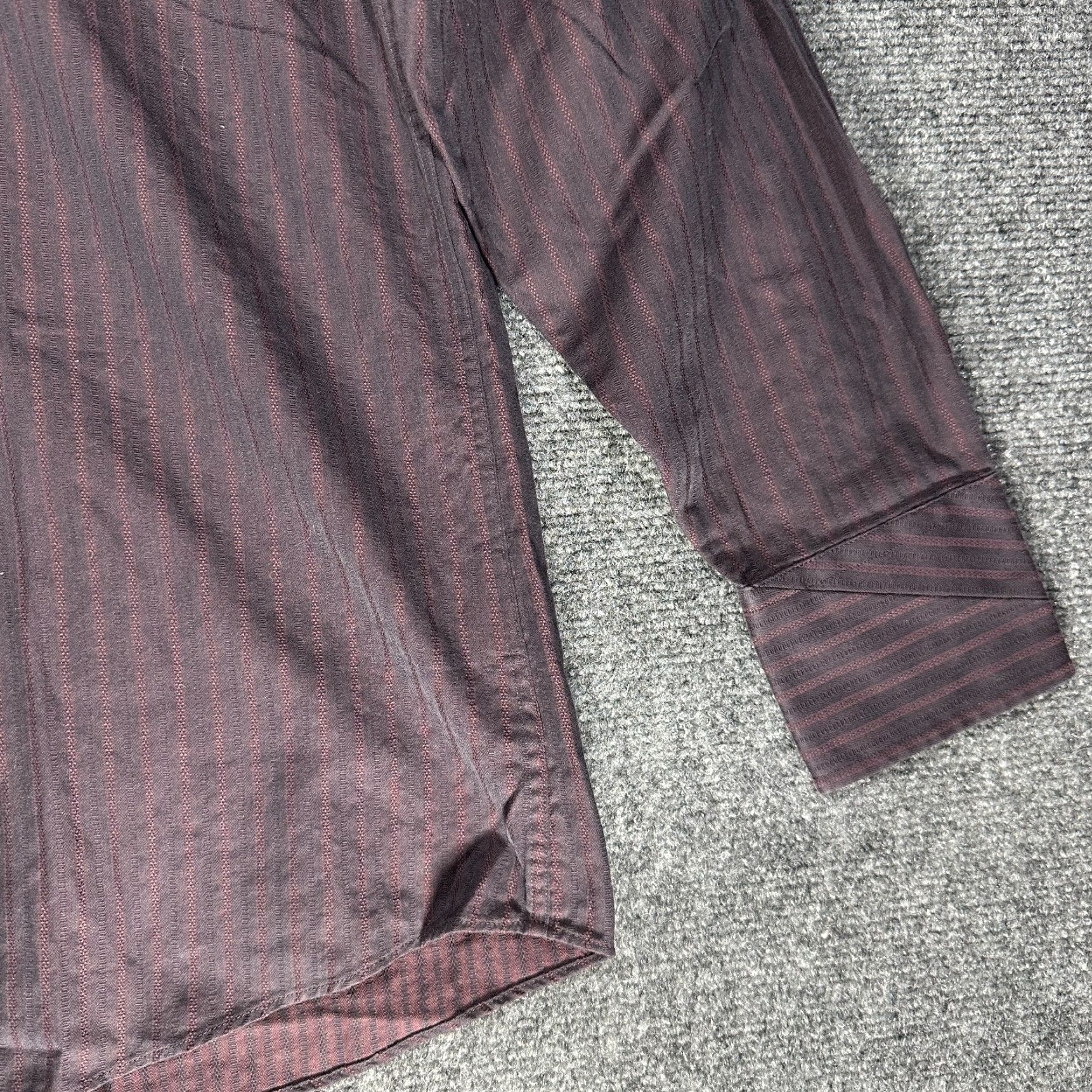 Ben Sherman Ben Sherman Shirt Mens 15 Medium Button Up Purple Stripe Cotton Pocket Size US M / EU 48-50 / 2 - 3 Thumbnail